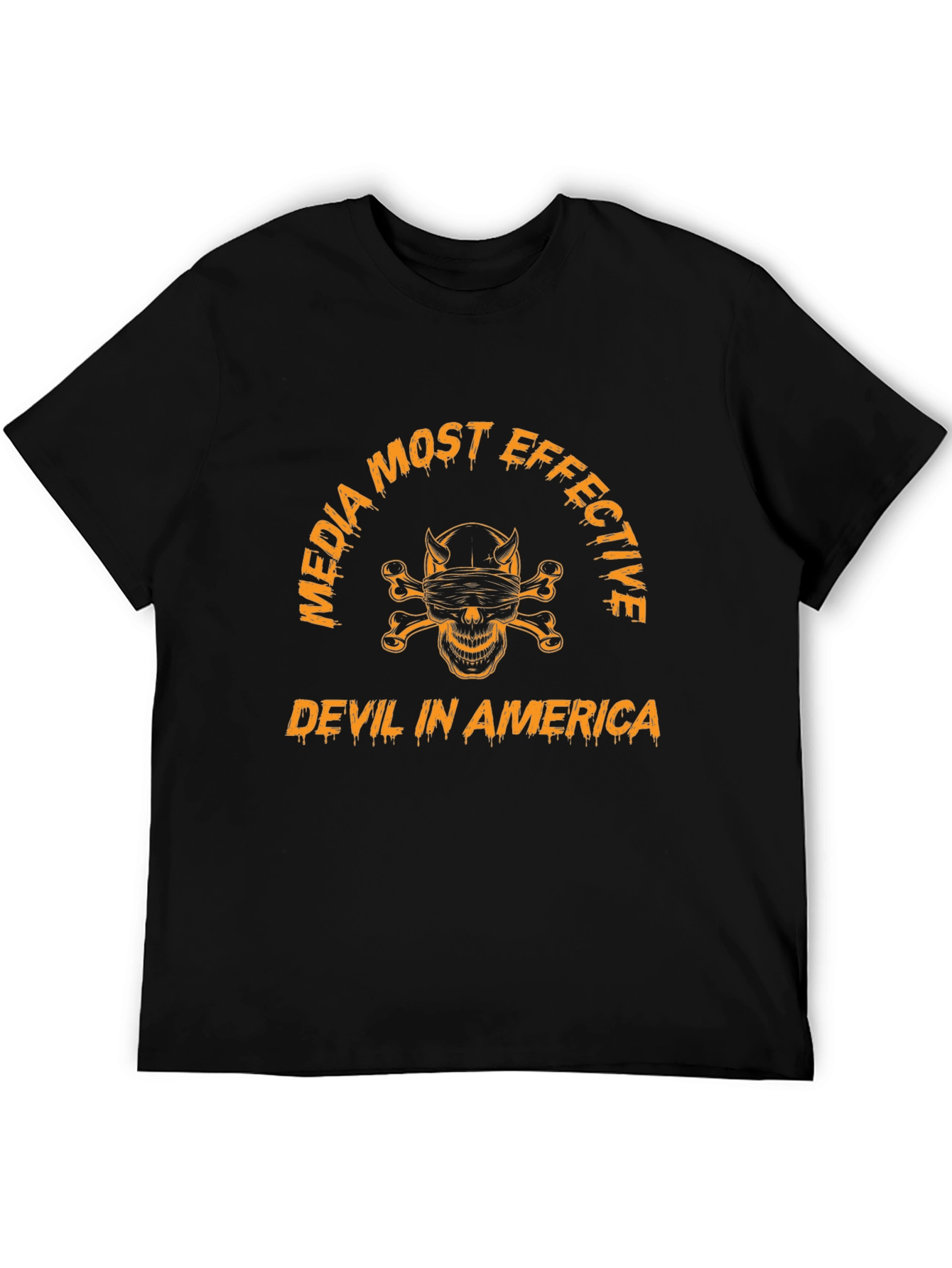 Media Most Effective Devil In America Black T-Shirt