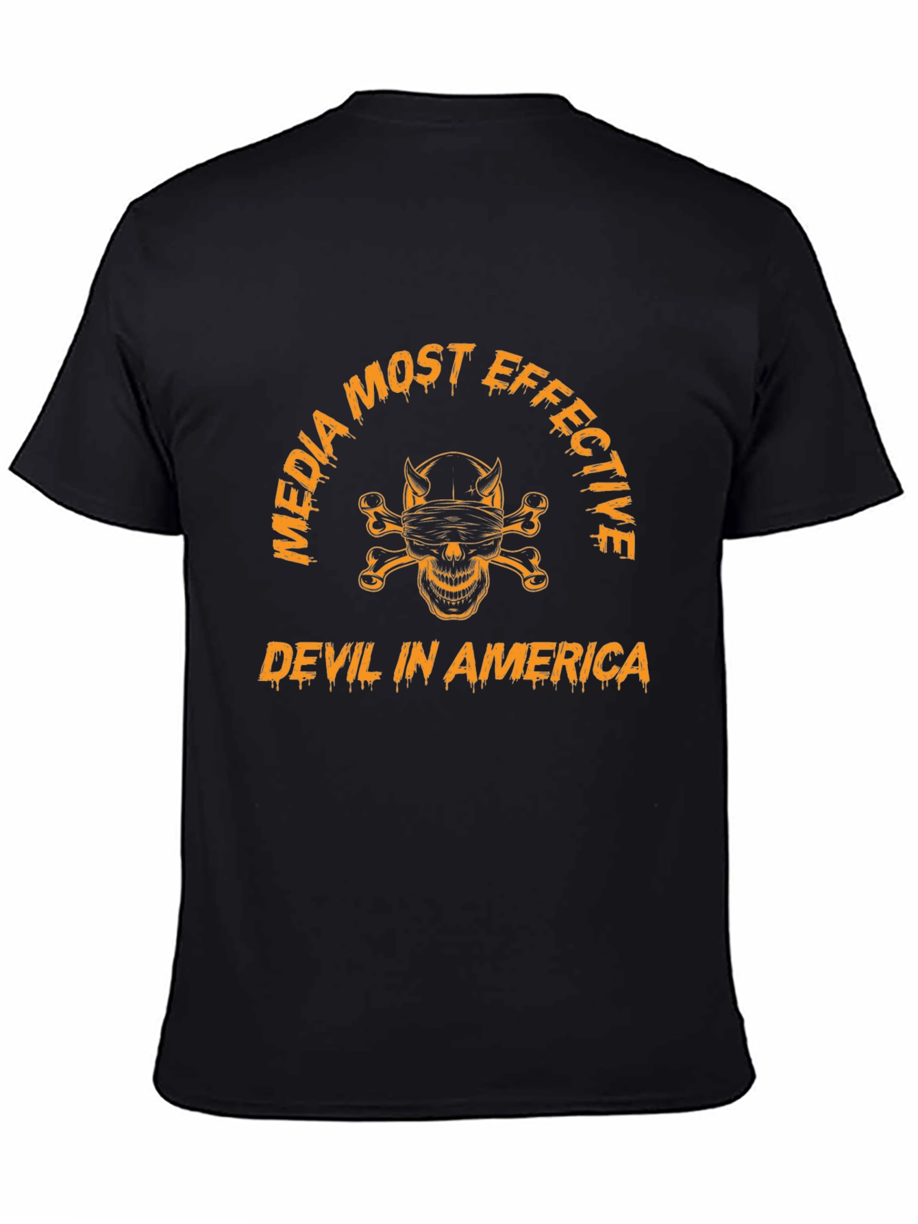Media Most Effective Devil In America Black T-Shirt