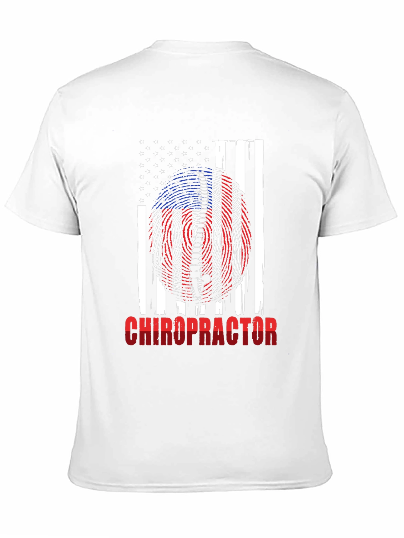 Chiropractor American Flag Patriotic T-Shirt