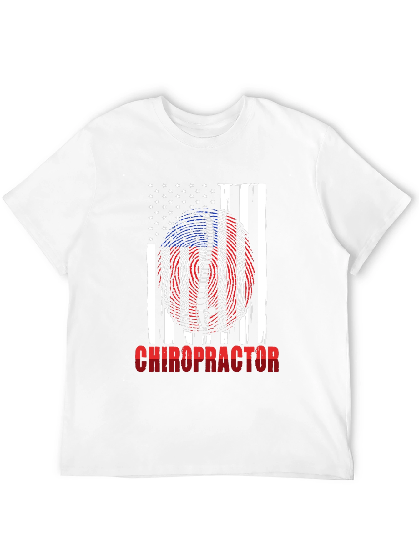 Chiropractor American Flag Patriotic T-Shirt