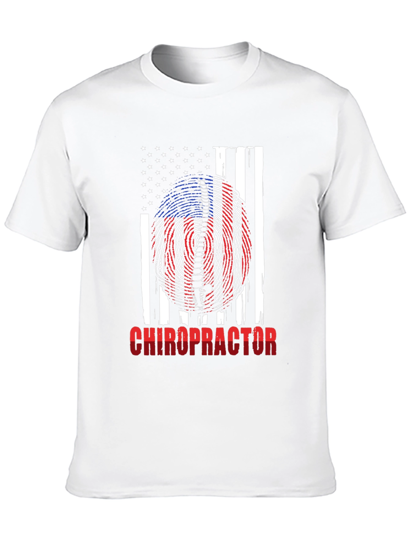Chiropractor American Flag Patriotic T-Shirt