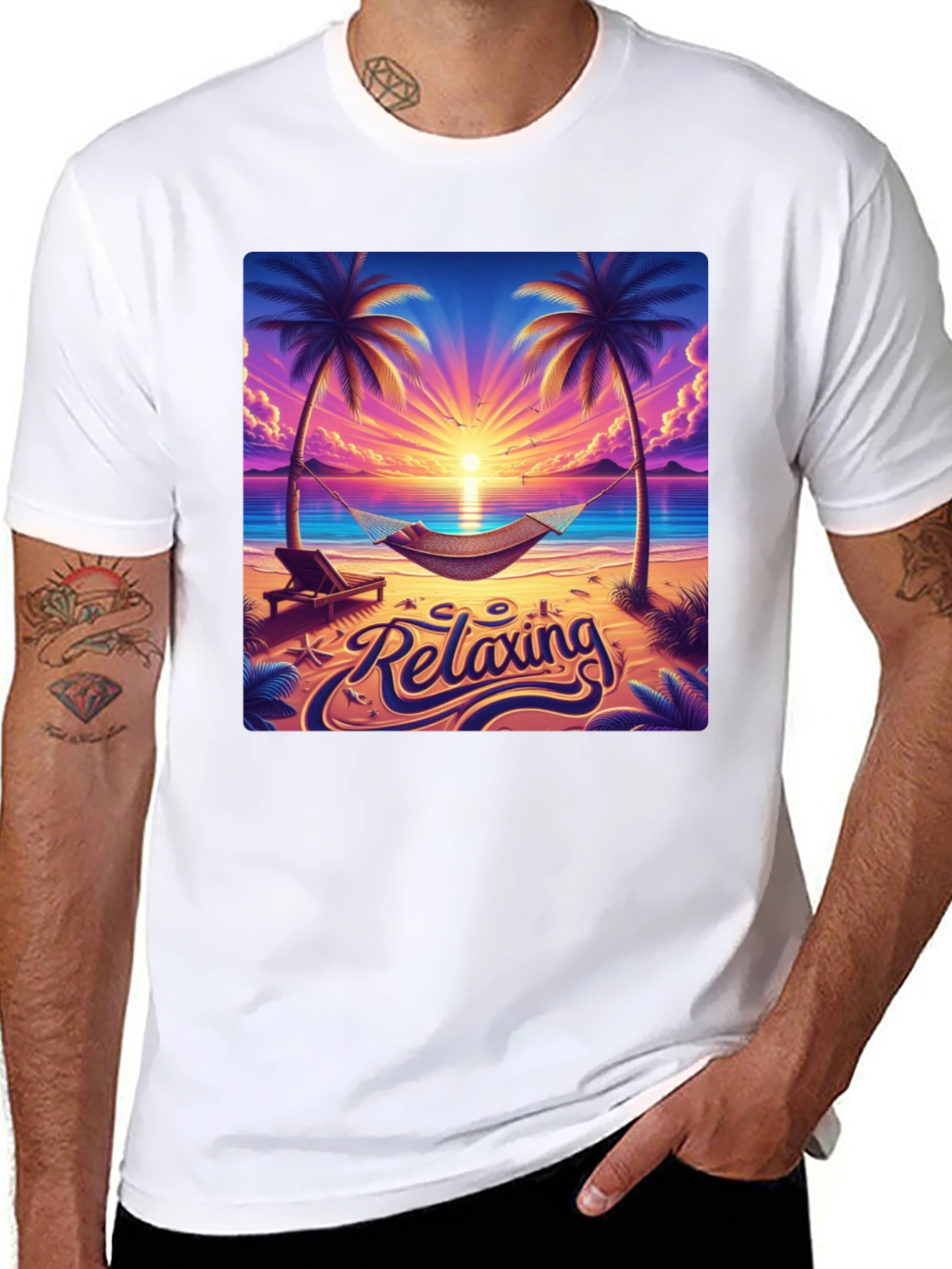 Relaxing Beach Sunset T-Shirt