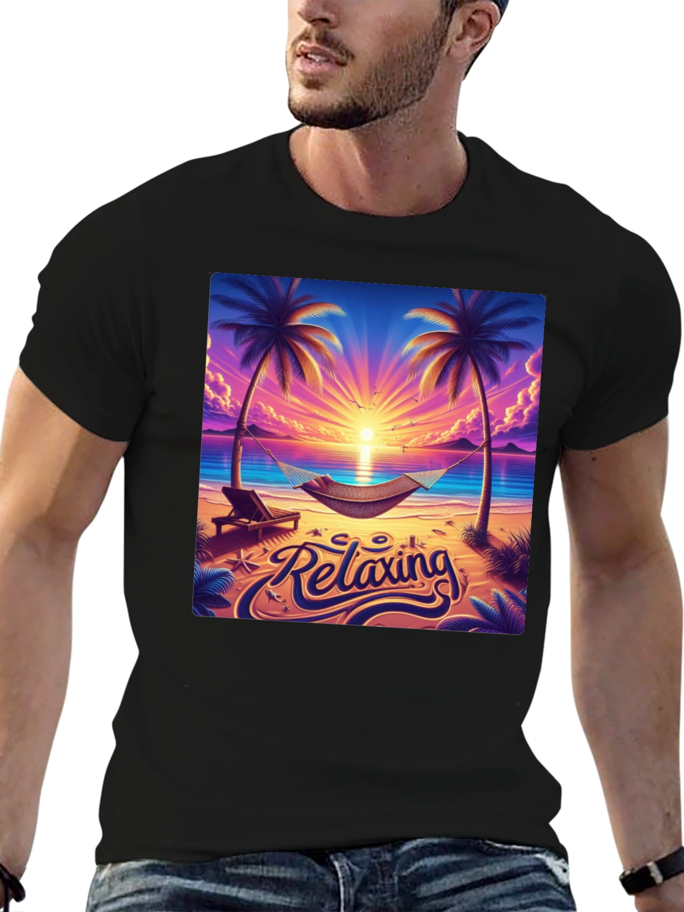 Relaxing Beach Sunset T-Shirt