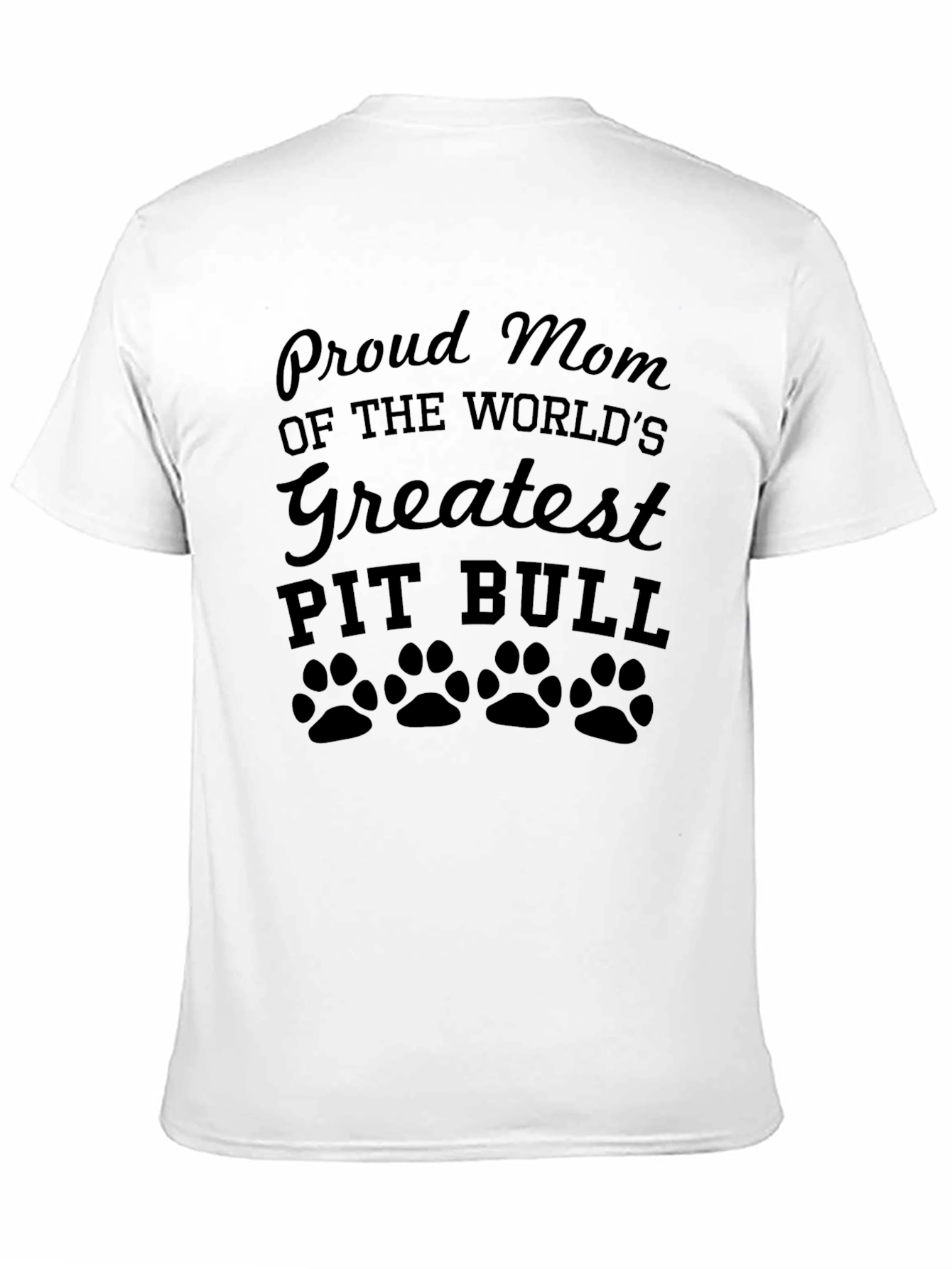 Proud Pit Bull Mom Graphic Tee