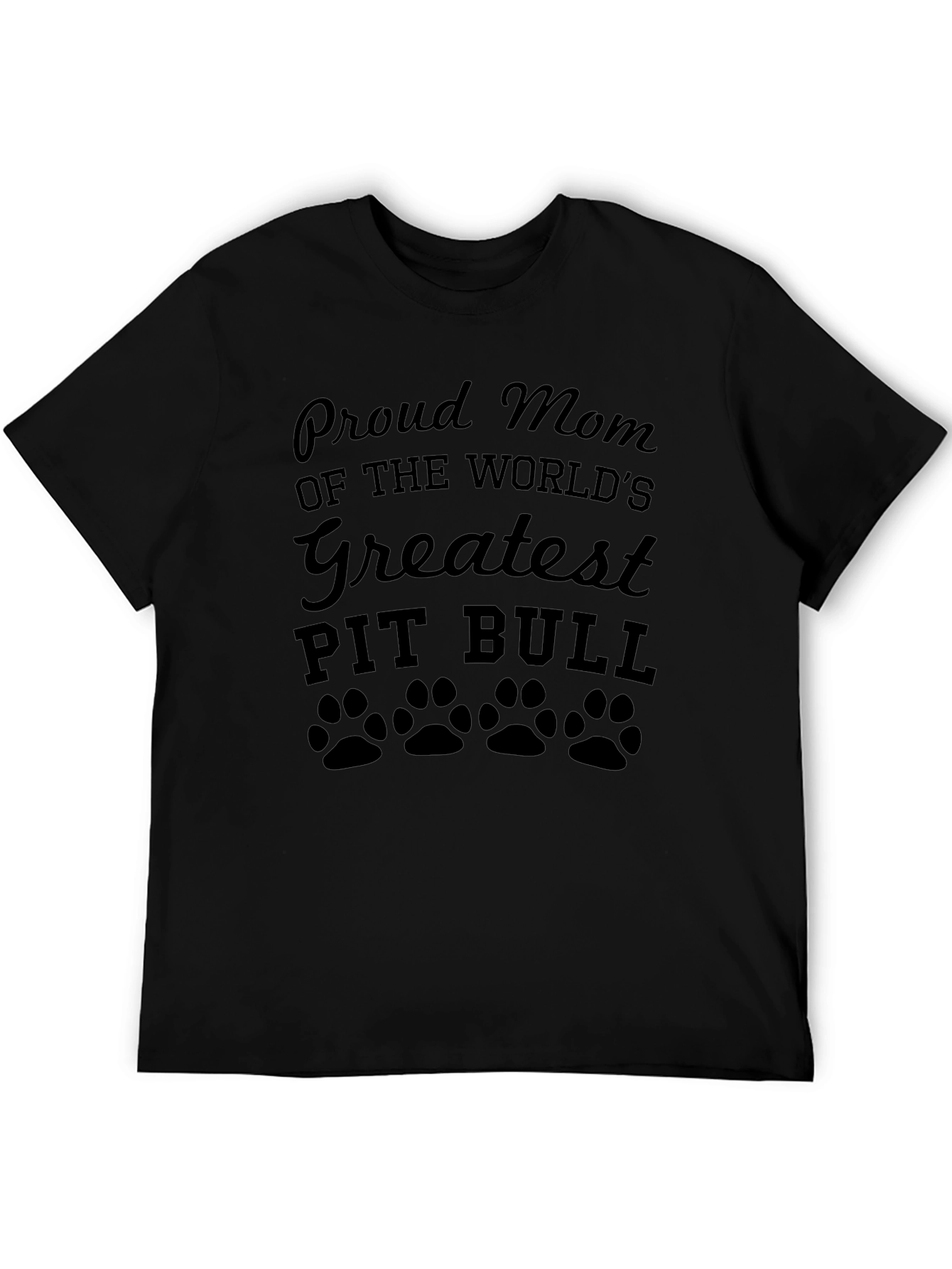 Proud Pit Bull Mom Graphic Tee
