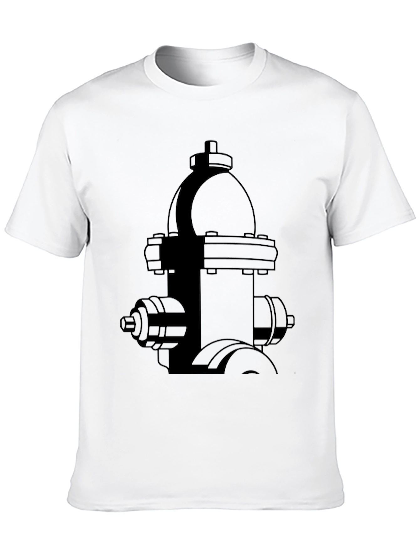 Hydrant Graphic Black Tee - Urban Style