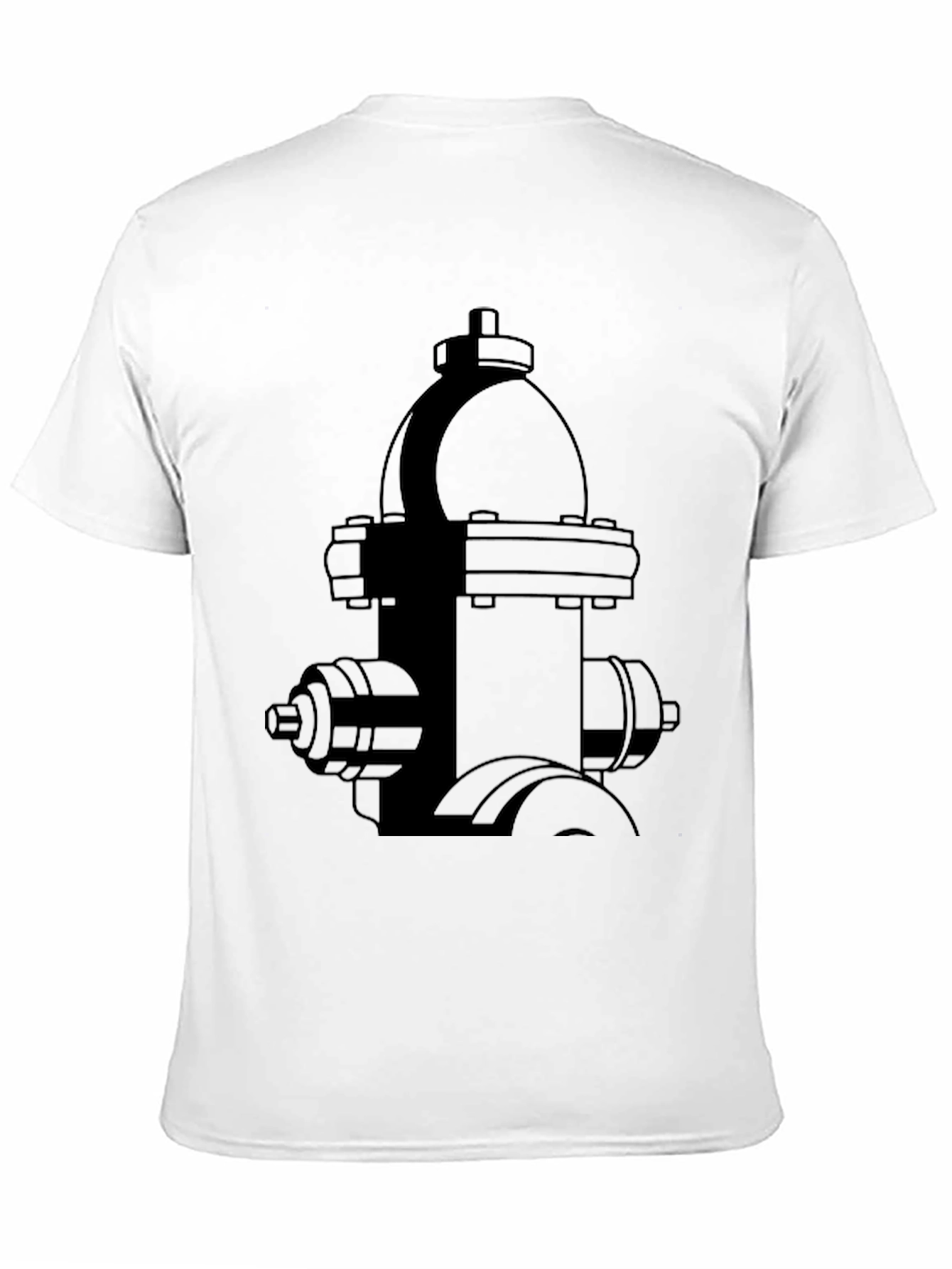 Hydrant Graphic Black Tee - Urban Style