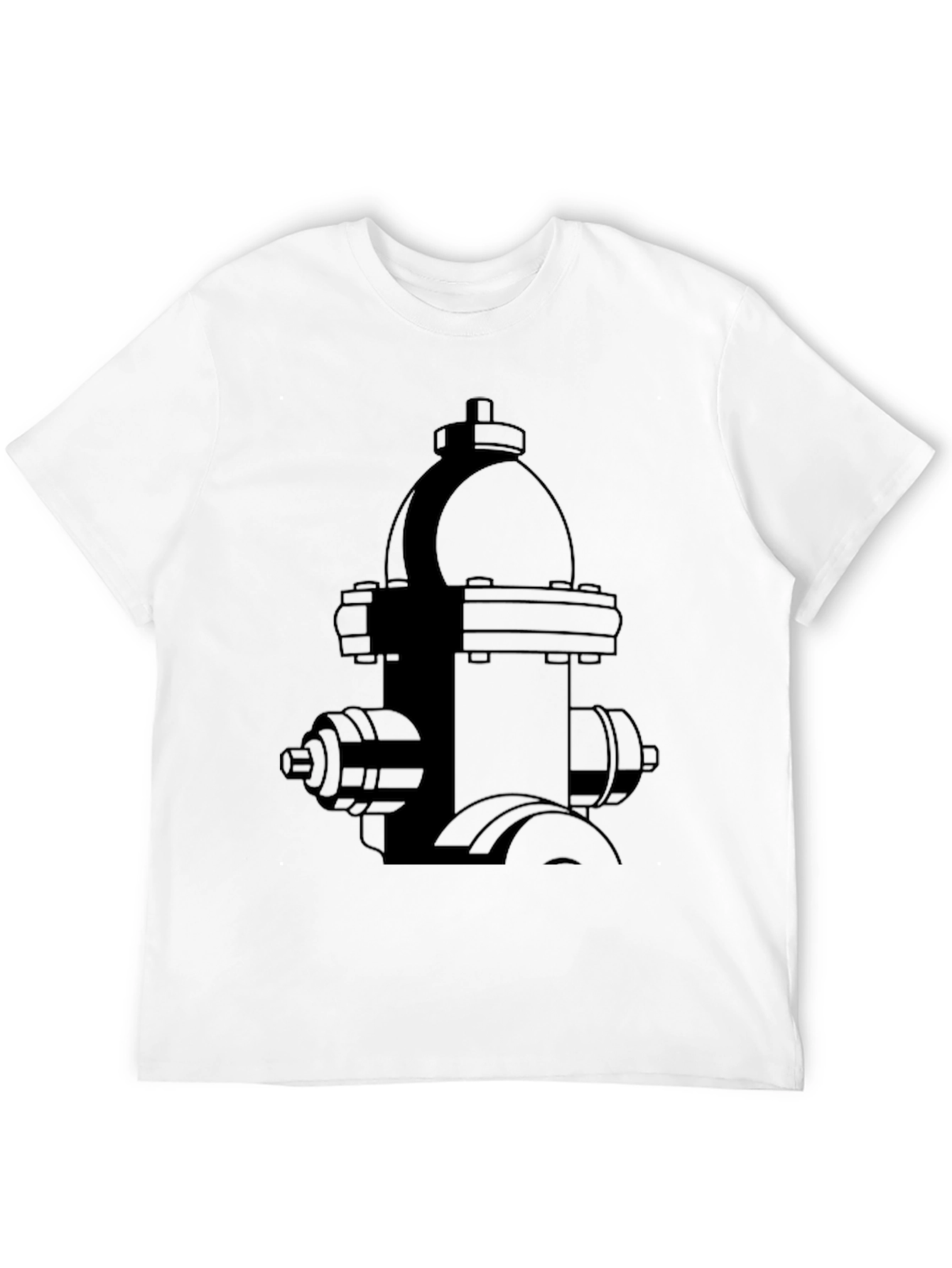 Hydrant Graphic Black Tee - Urban Style