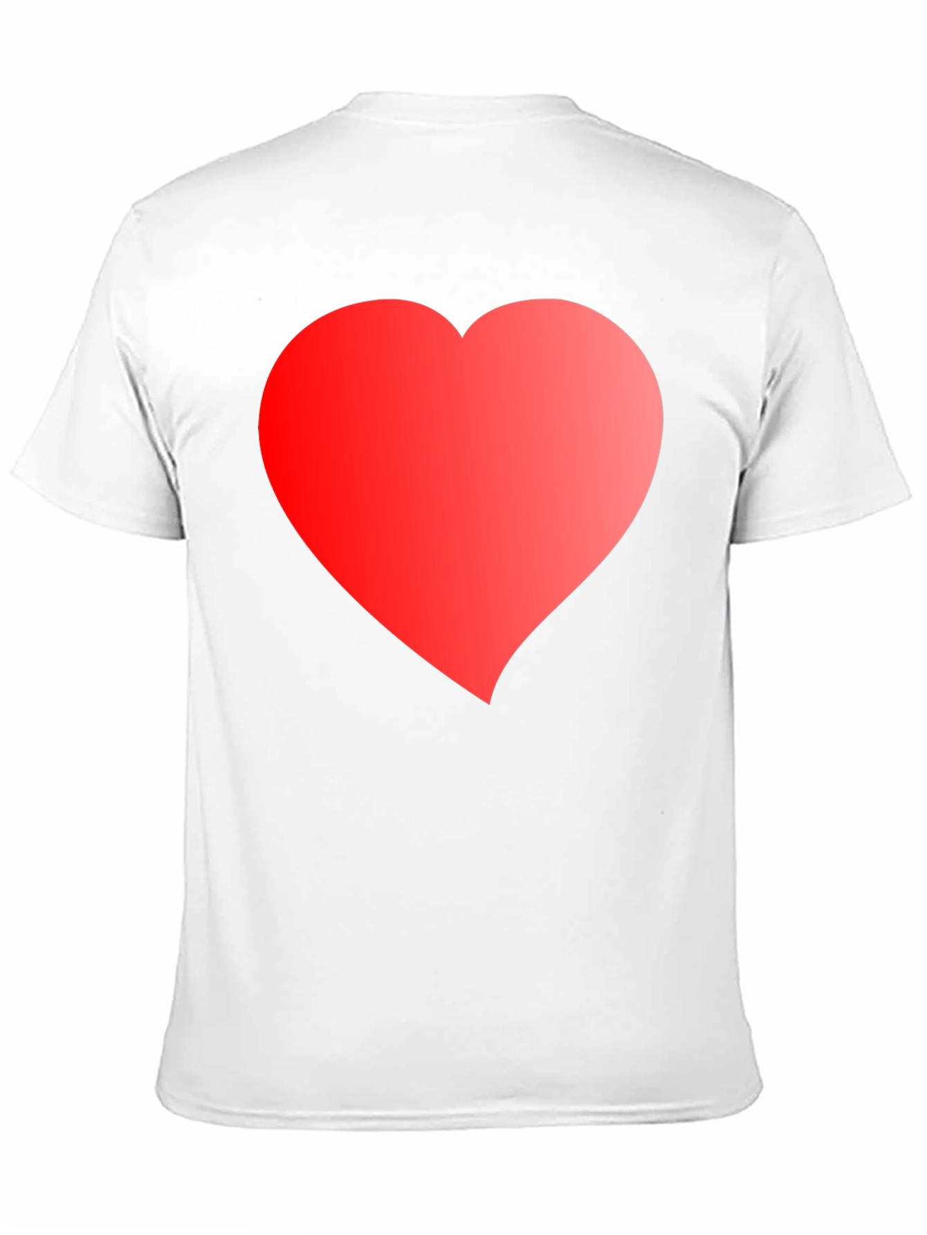 Heart Graphic Tee - Black Cotton Blend