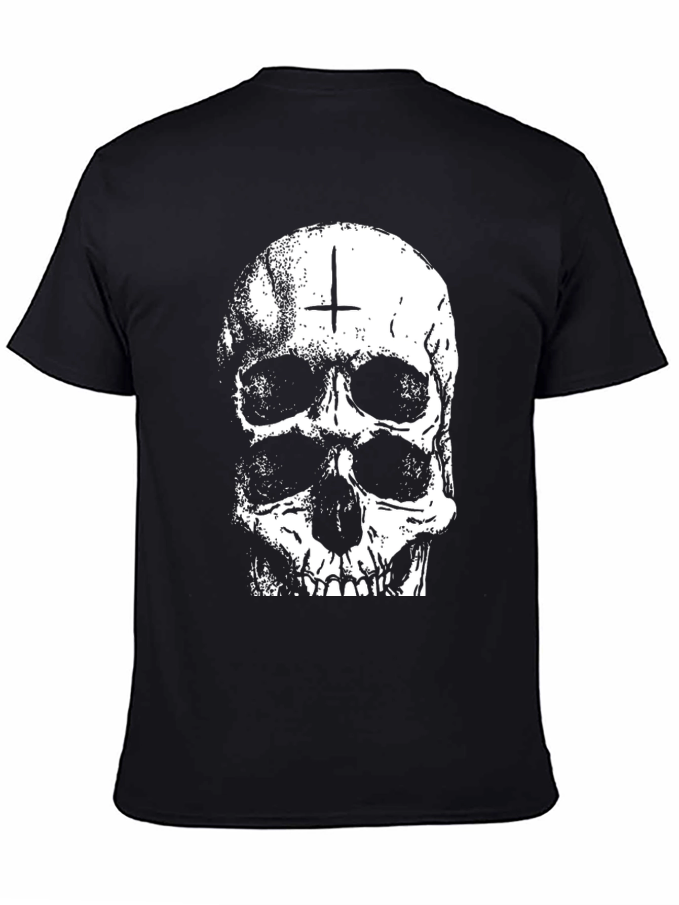Skull & Cross T-Shirt - Black Graphic Tee