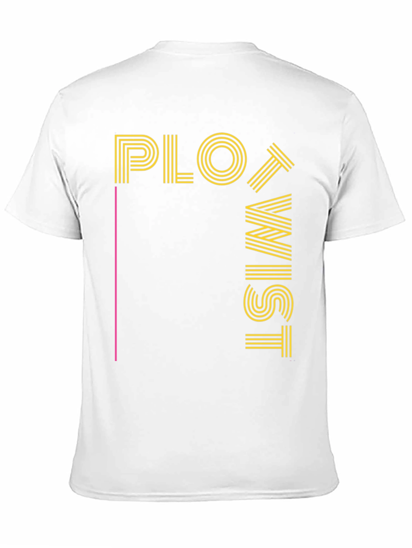 Plot Twist Graphic Tee - Black Crew Neck