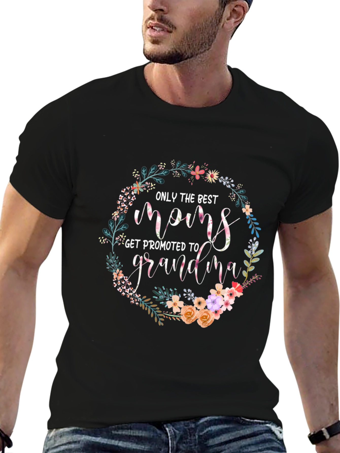 Best Moms Get Promoted to Grandma T-Shirt