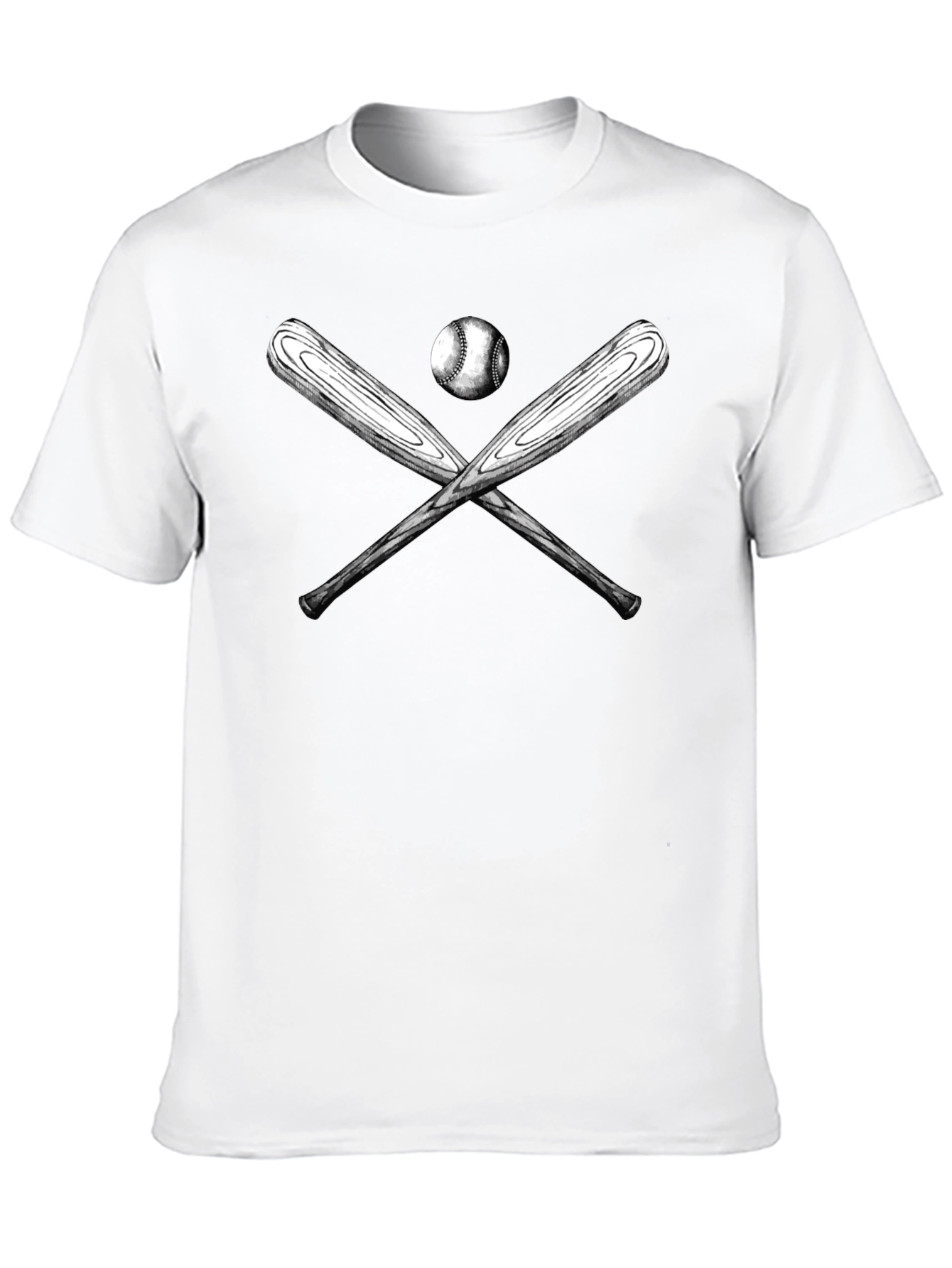 Baseball Bats and Ball Graphic T-Shirt