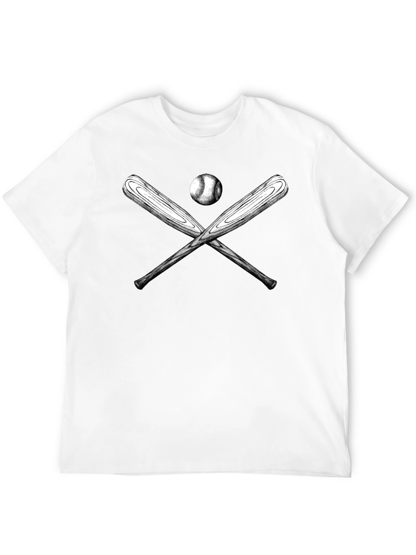 Baseball Bats and Ball Graphic T-Shirt