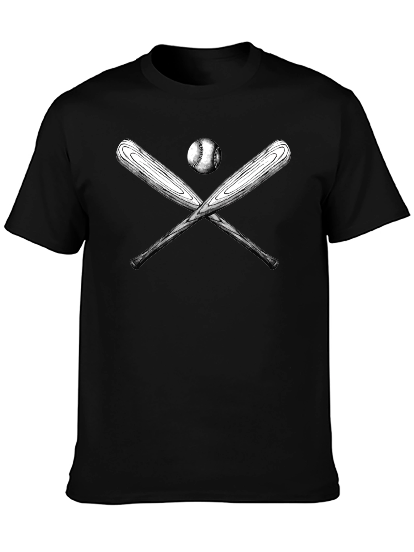 Baseball Bats and Ball Graphic T-Shirt