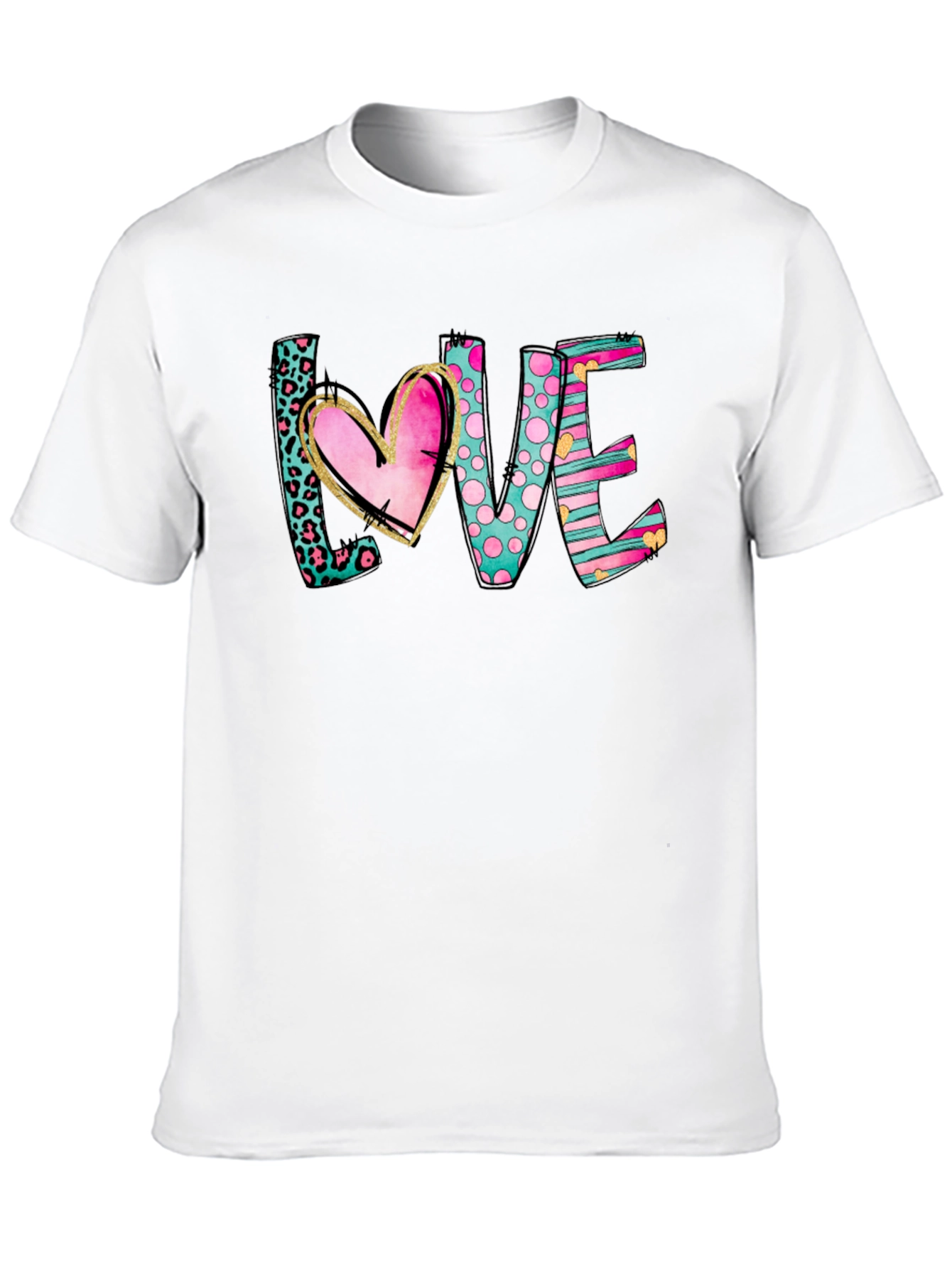 LOVE T-Shirt - Heart Design