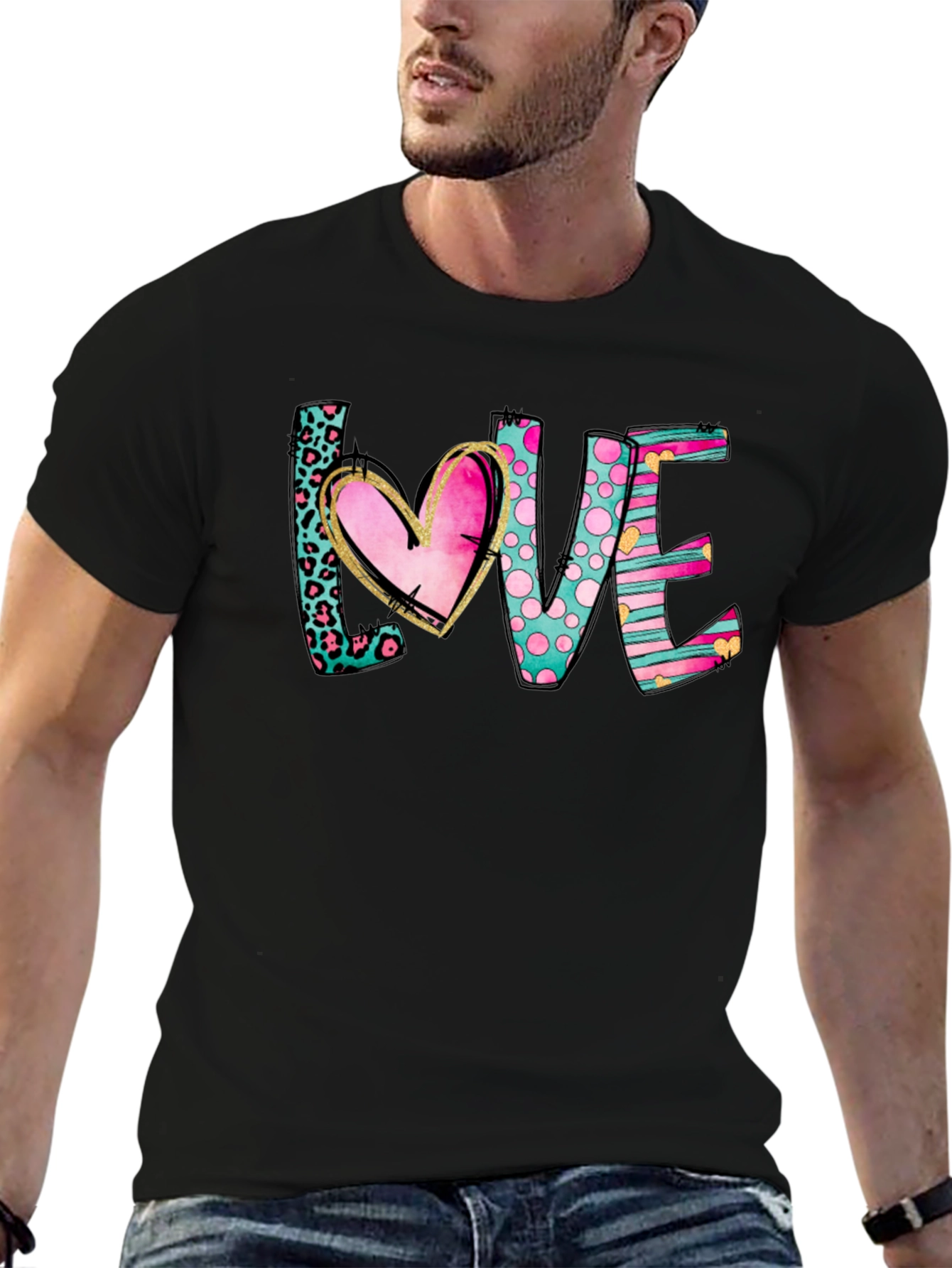 LOVE T-Shirt - Heart Design