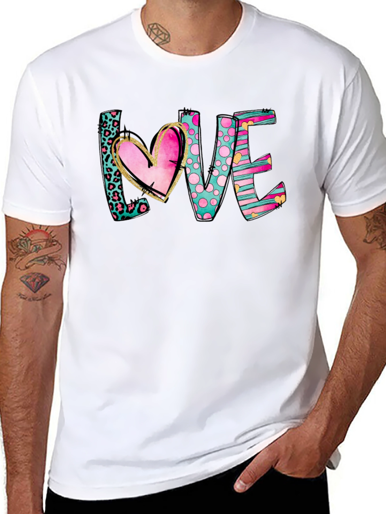 LOVE T-Shirt - Heart Design