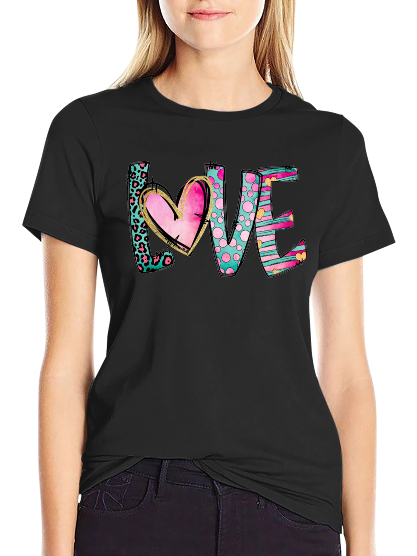 LOVE T-Shirt - Heart Design