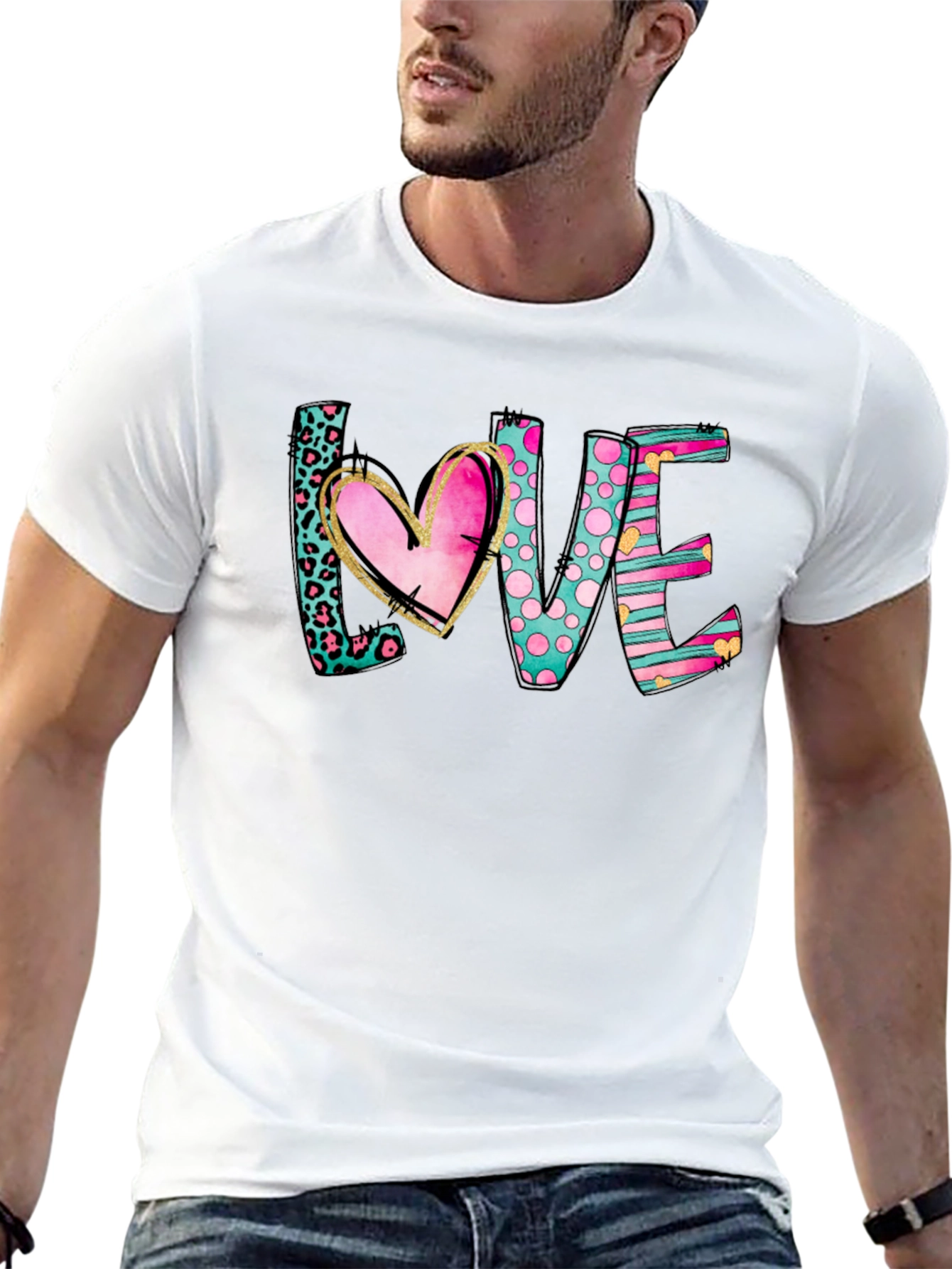 LOVE T-Shirt - Heart Design