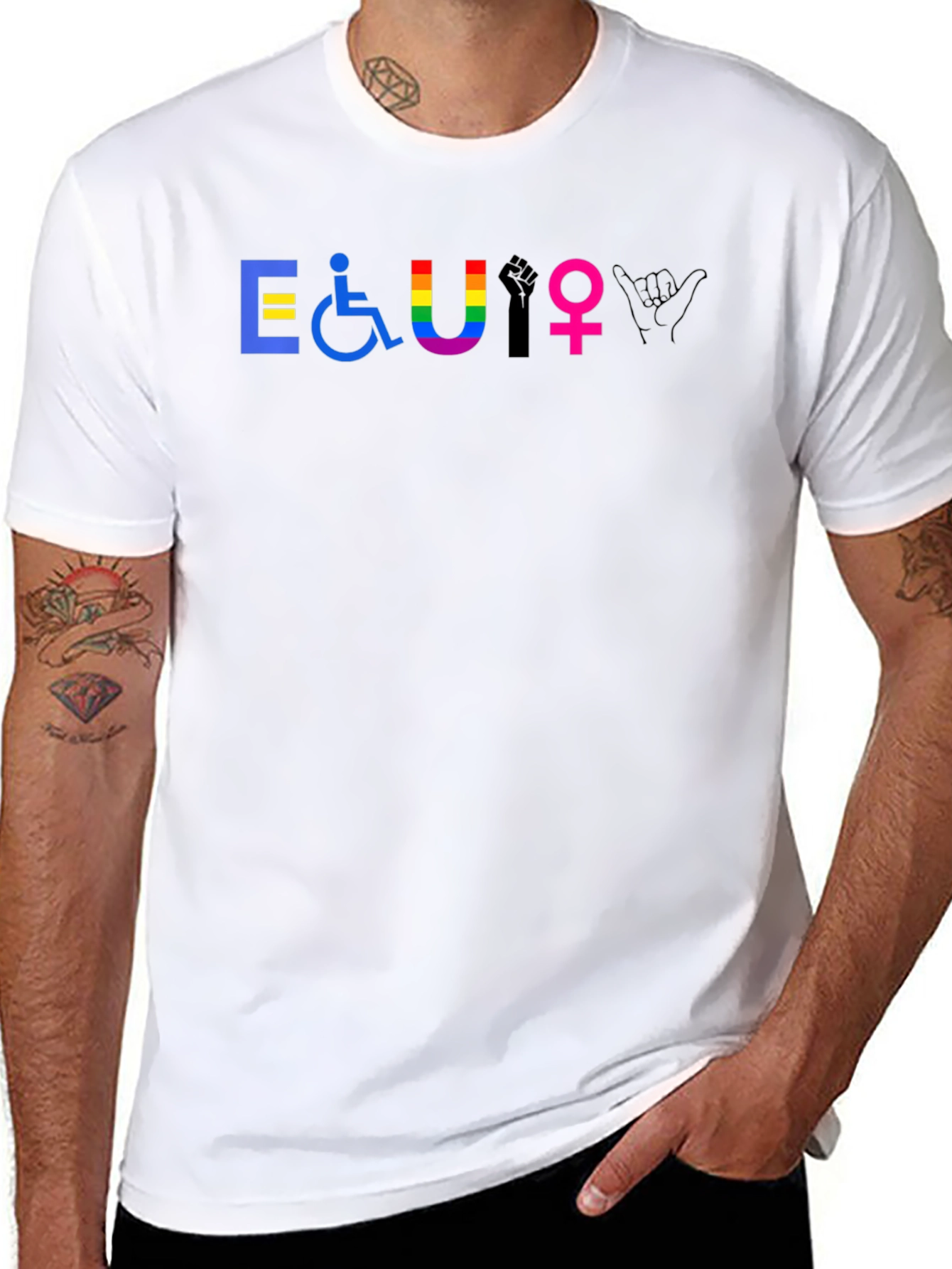 Equality Symbol T-Shirt LGBTQ+ Empowerment Tee