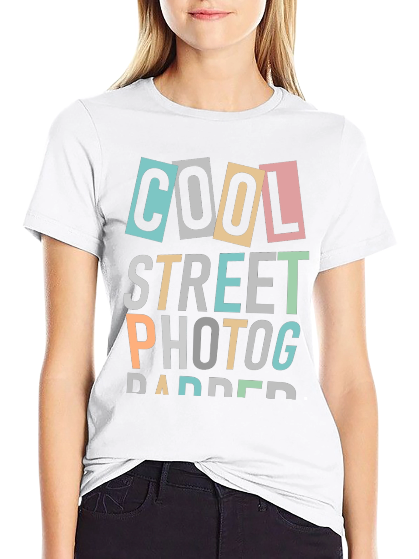 Cool Street Photographer Black T-Shirt