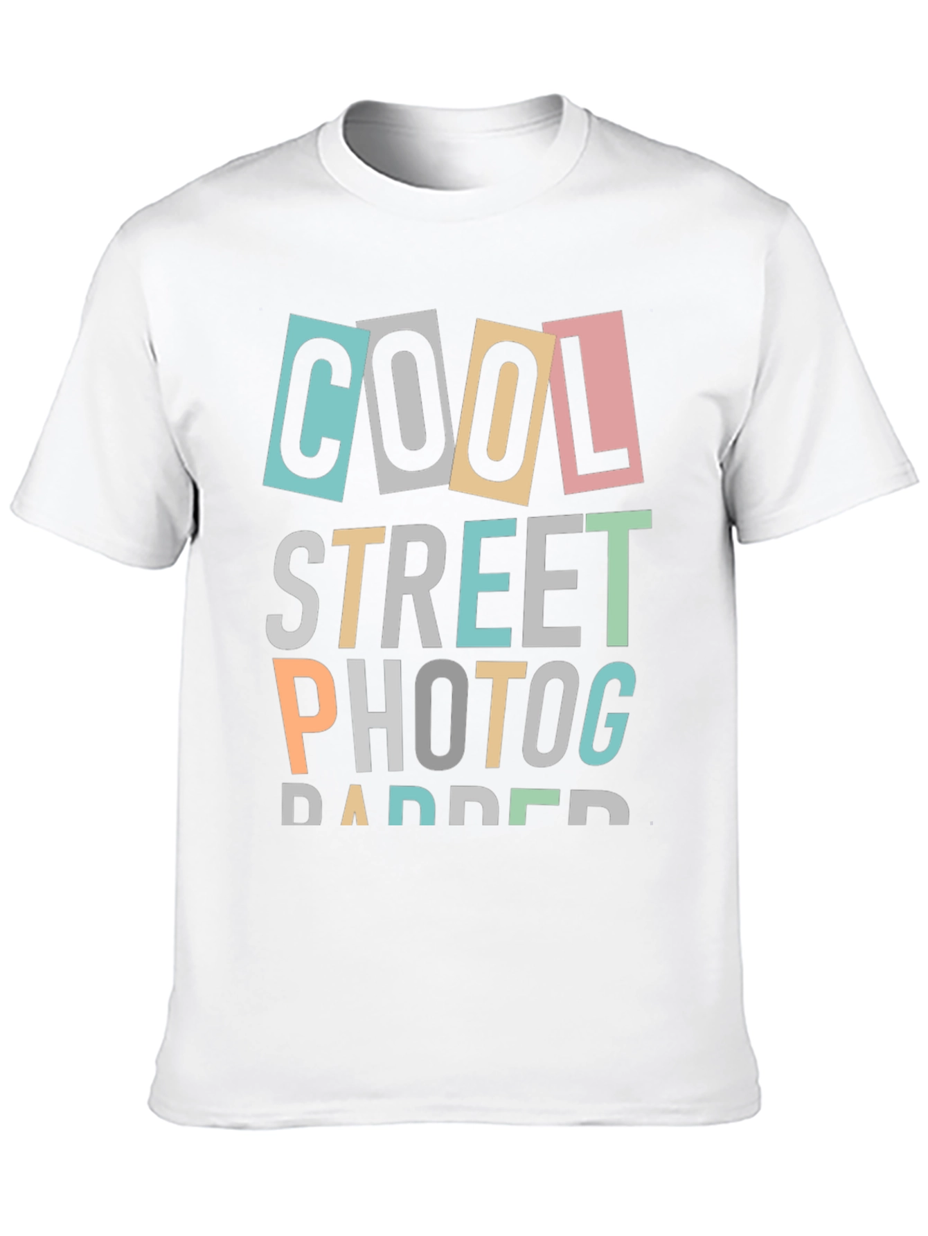 Cool Street Photographer Black T-Shirt