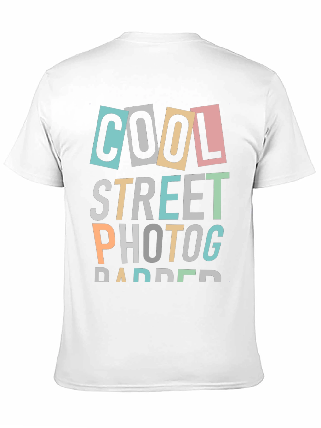 Cool Street Photographer Black T-Shirt