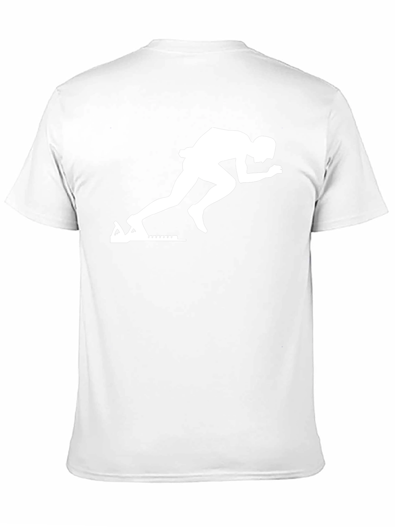 Runner Graphic Tee - Black Cotton T-Shirt