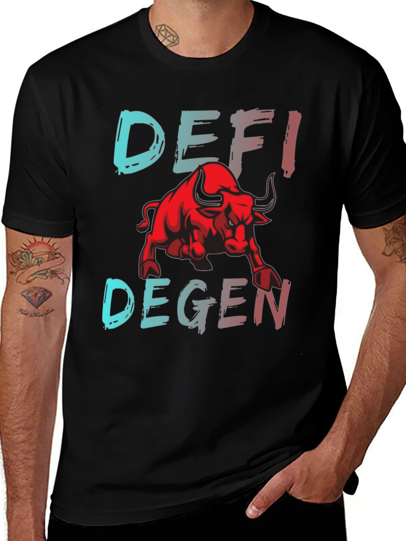 DEFI DEGEN Bull Graphic Tee