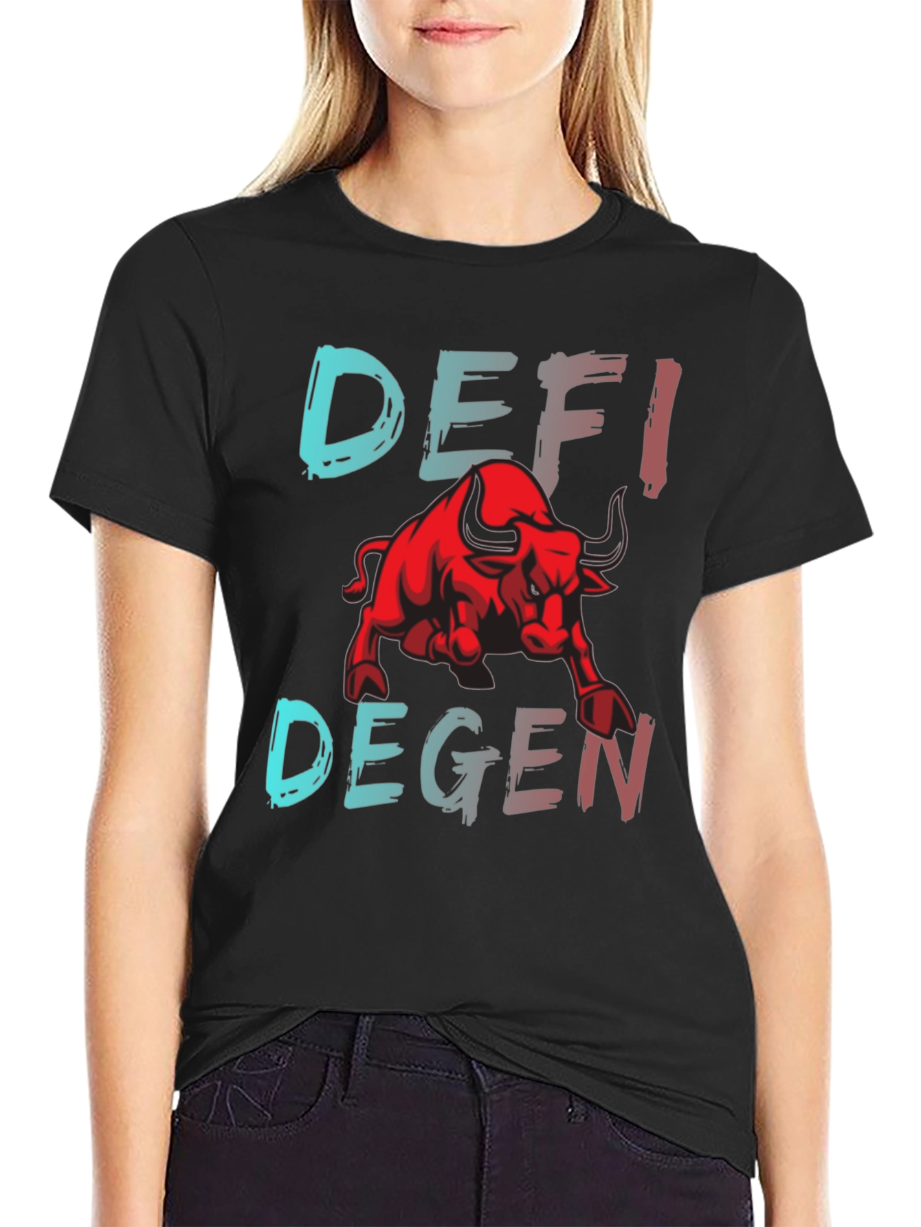DEFI DEGEN Bull Graphic Tee