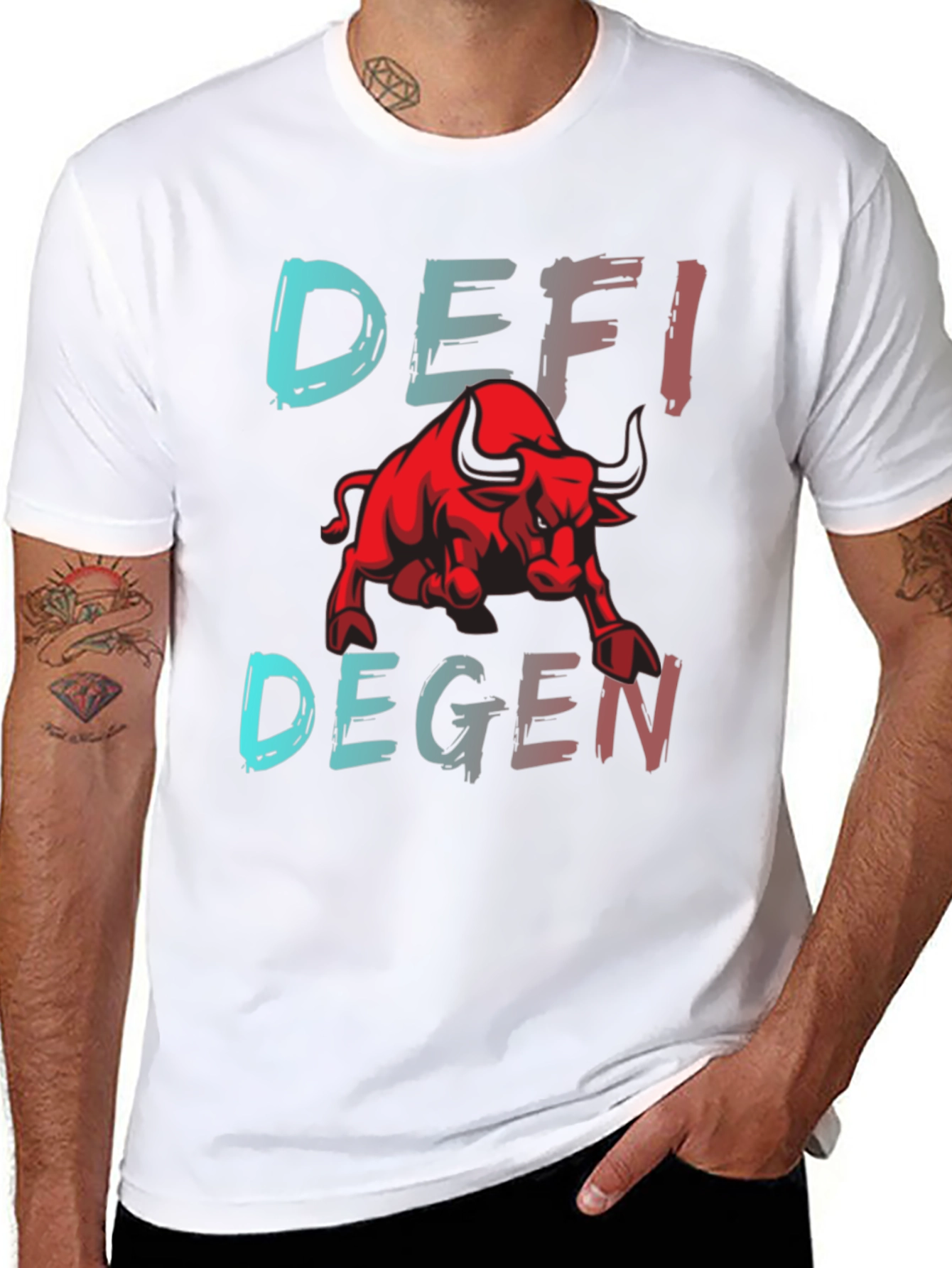 DEFI DEGEN Bull Graphic Tee
