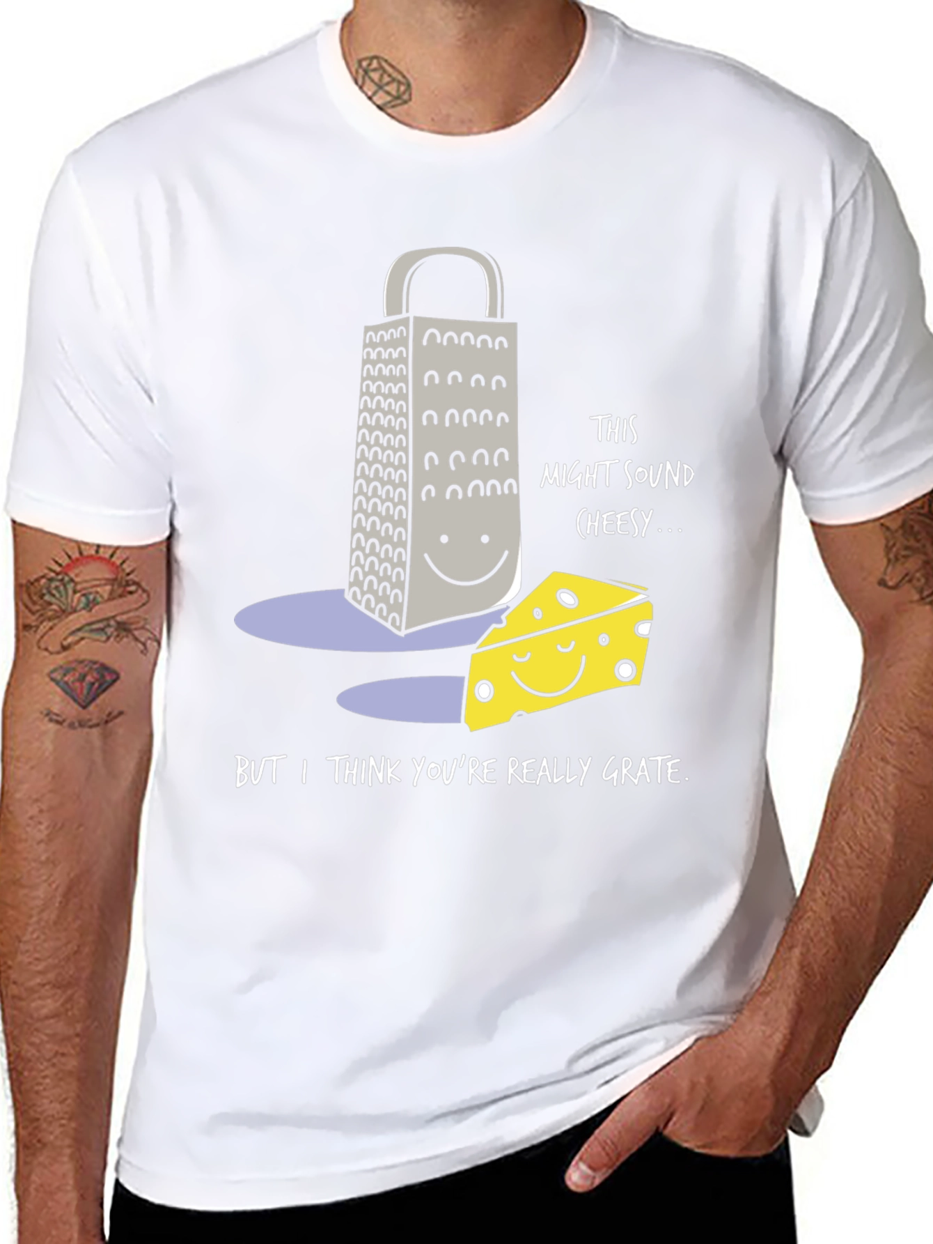 Cheesy Pun Graphic T-Shirt