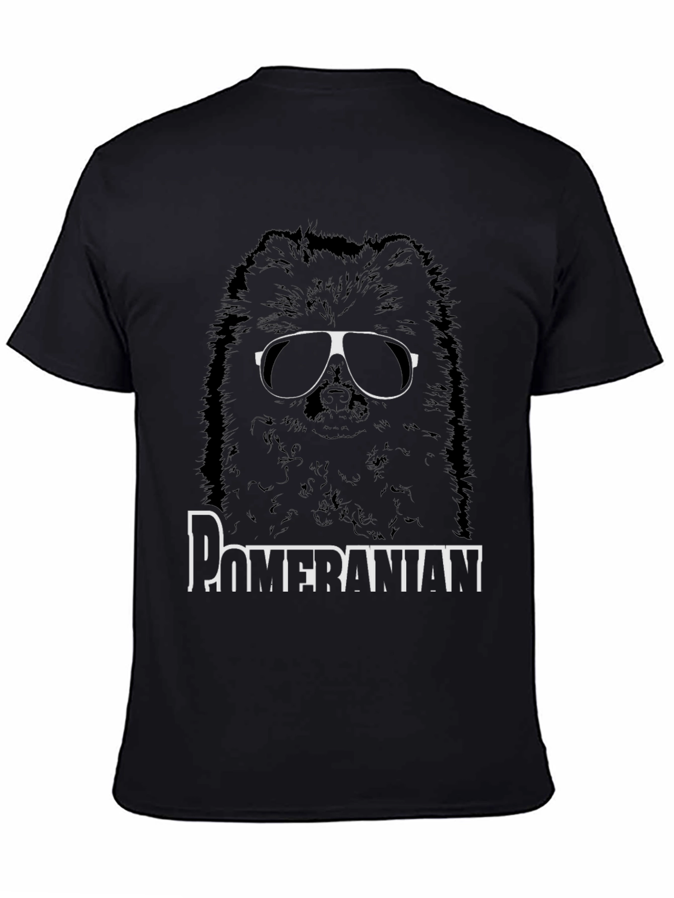 Cool Pomeranian Dog Sunglasses T-Shirt