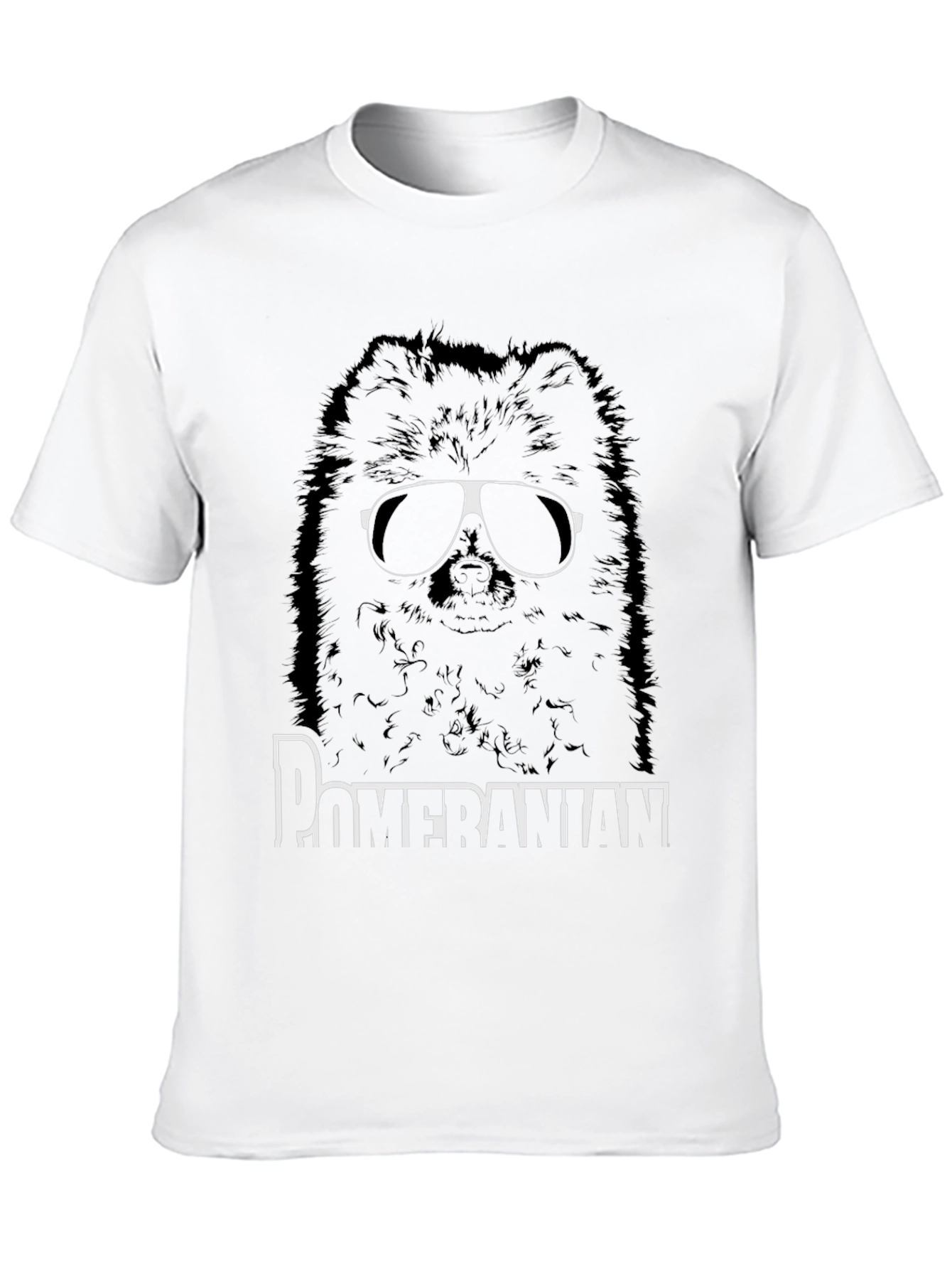Cool Pomeranian Dog Sunglasses T-Shirt