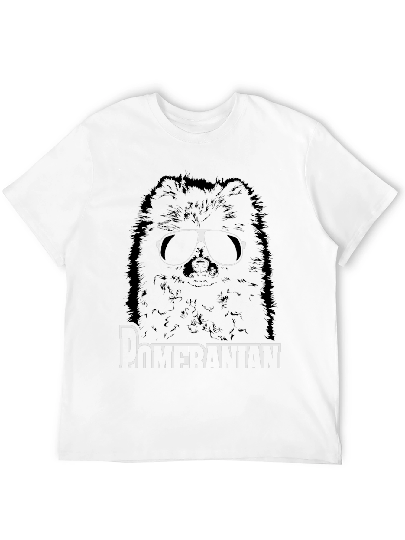 Cool Pomeranian Dog Sunglasses T-Shirt