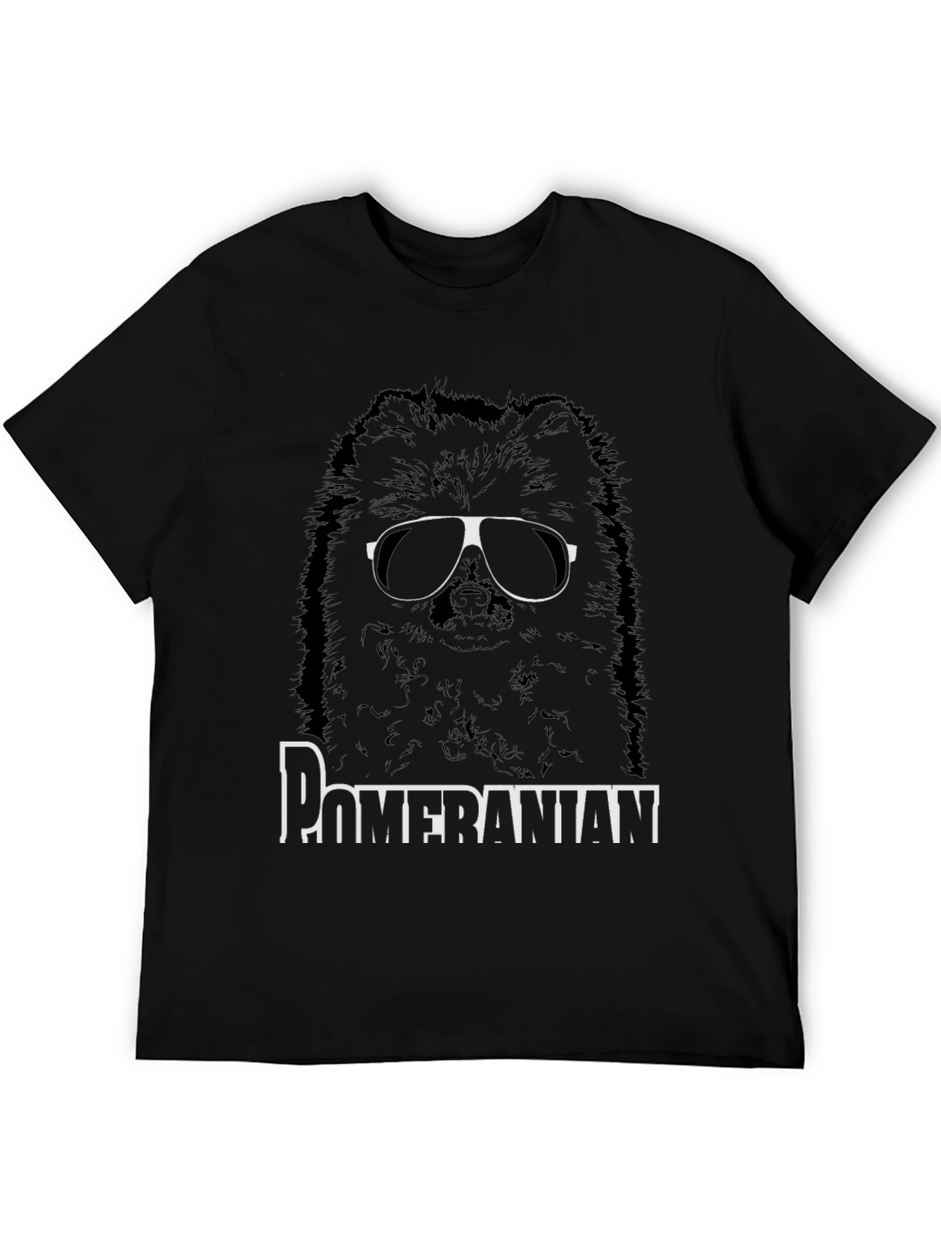 Cool Pomeranian Dog Sunglasses T-Shirt