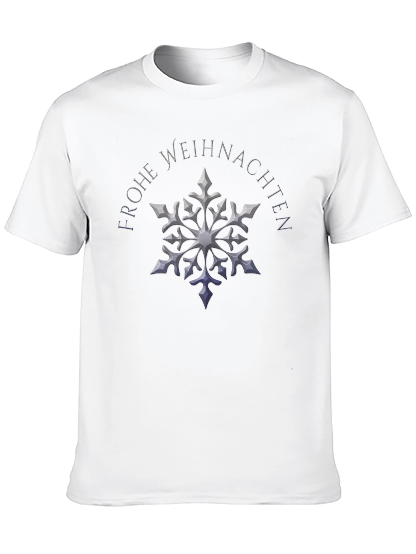 Frohe Weihnachten Snowflake Holiday T-Shirt