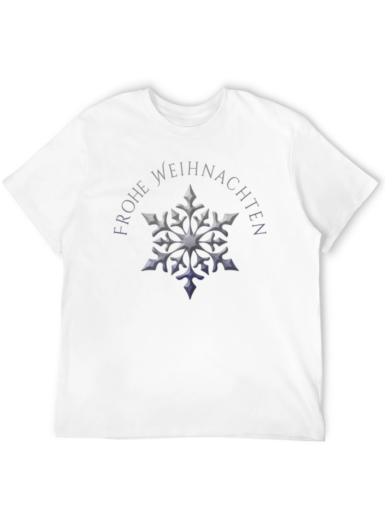 Frohe Weihnachten Snowflake Holiday T-Shirt