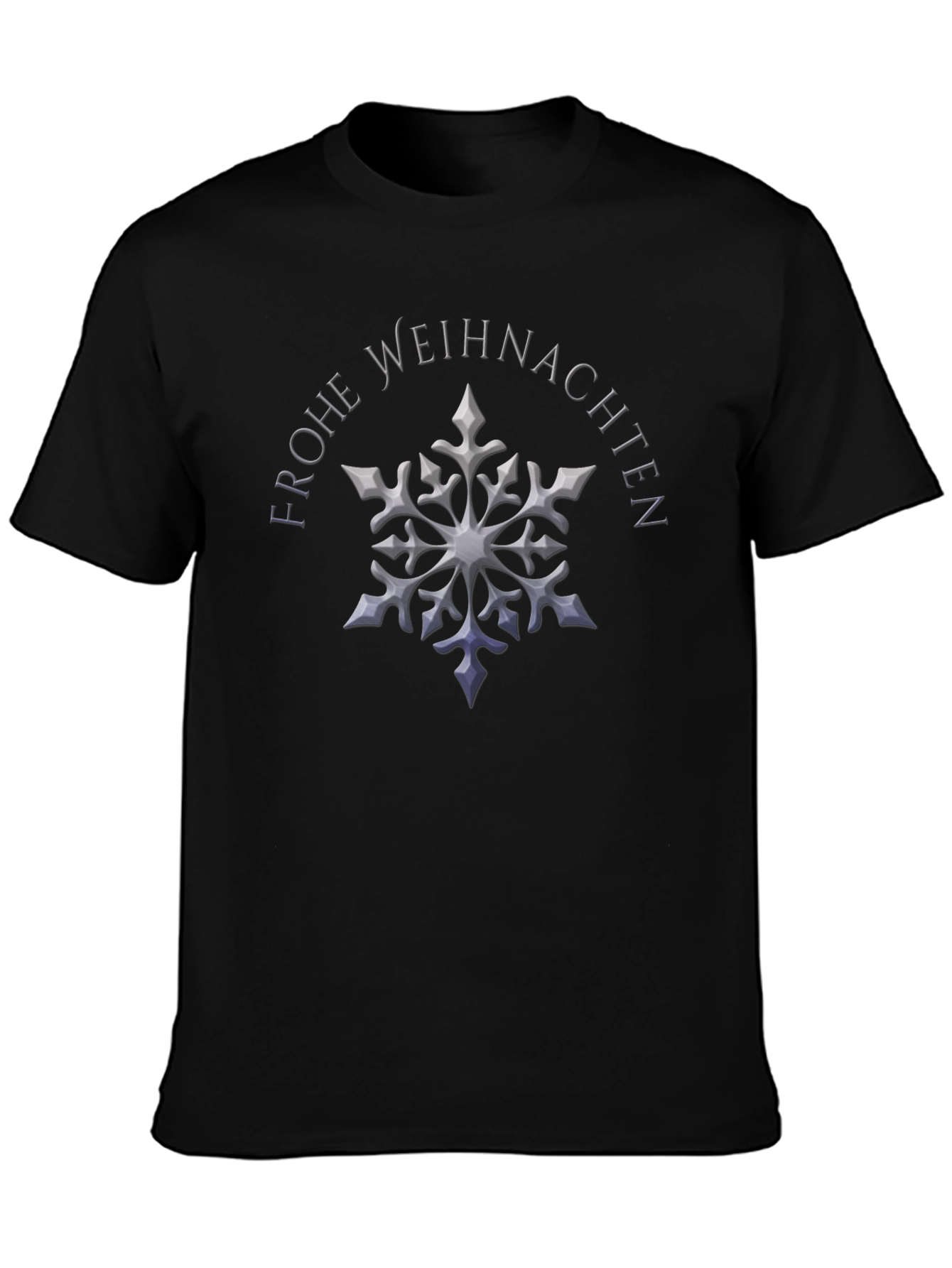 Frohe Weihnachten Snowflake Holiday T-Shirt