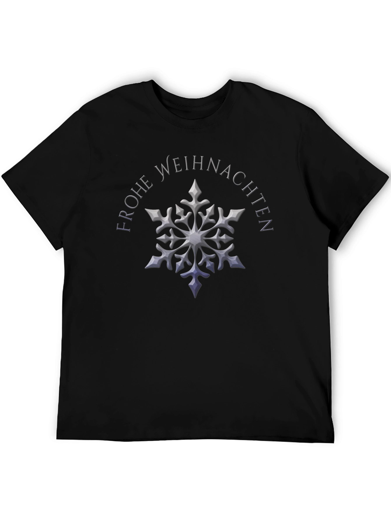 Frohe Weihnachten Snowflake Holiday T-Shirt