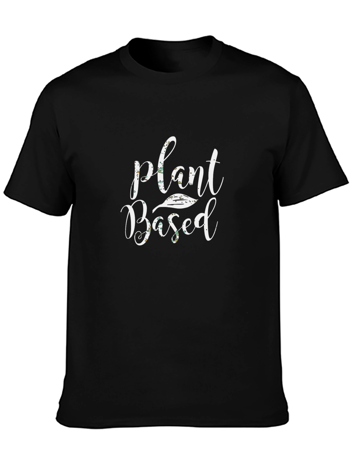 Plant Based Black T-Shirt - Vegan Lifestyle Apparel