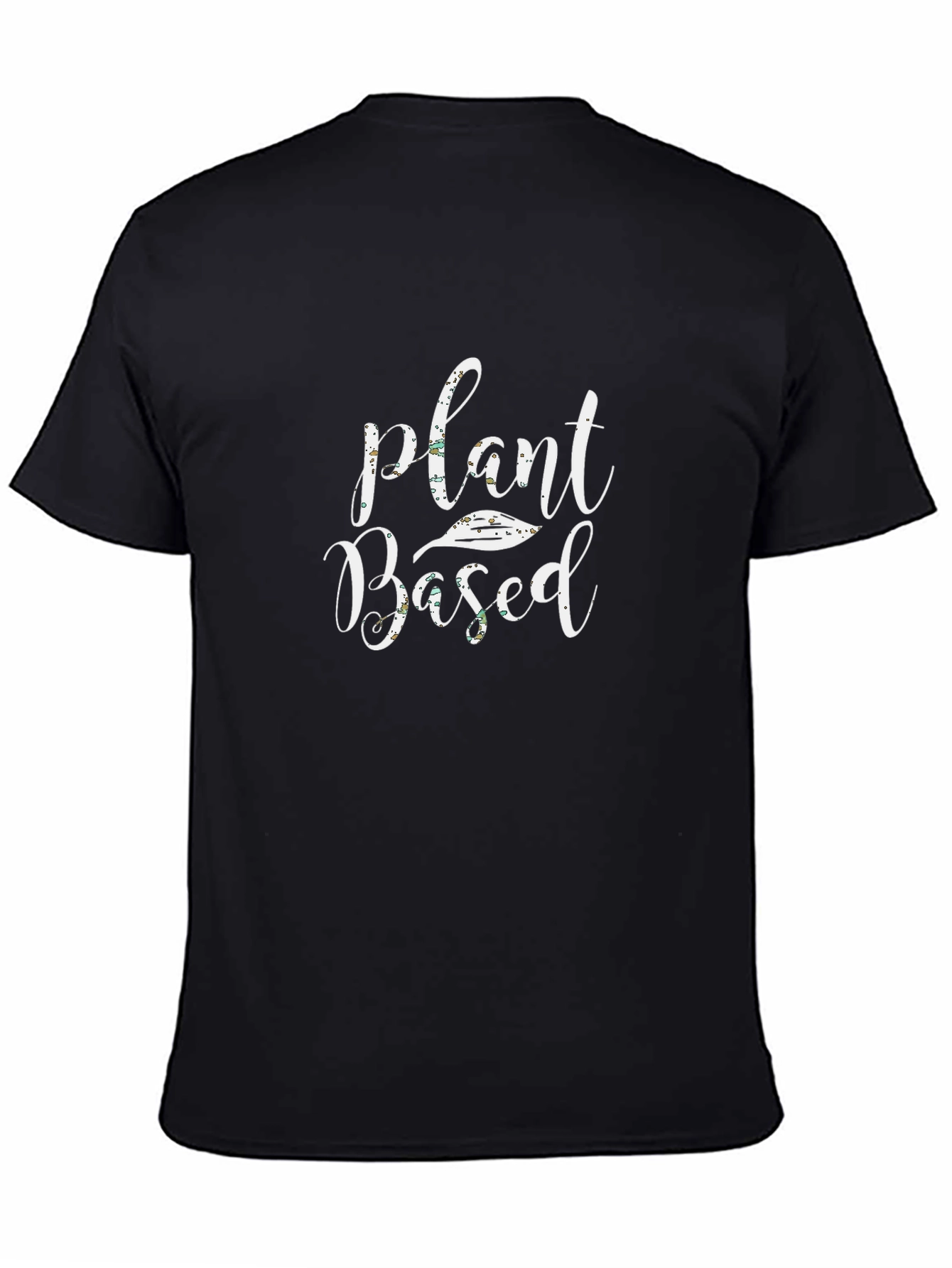 Plant Based Black T-Shirt - Vegan Lifestyle Apparel