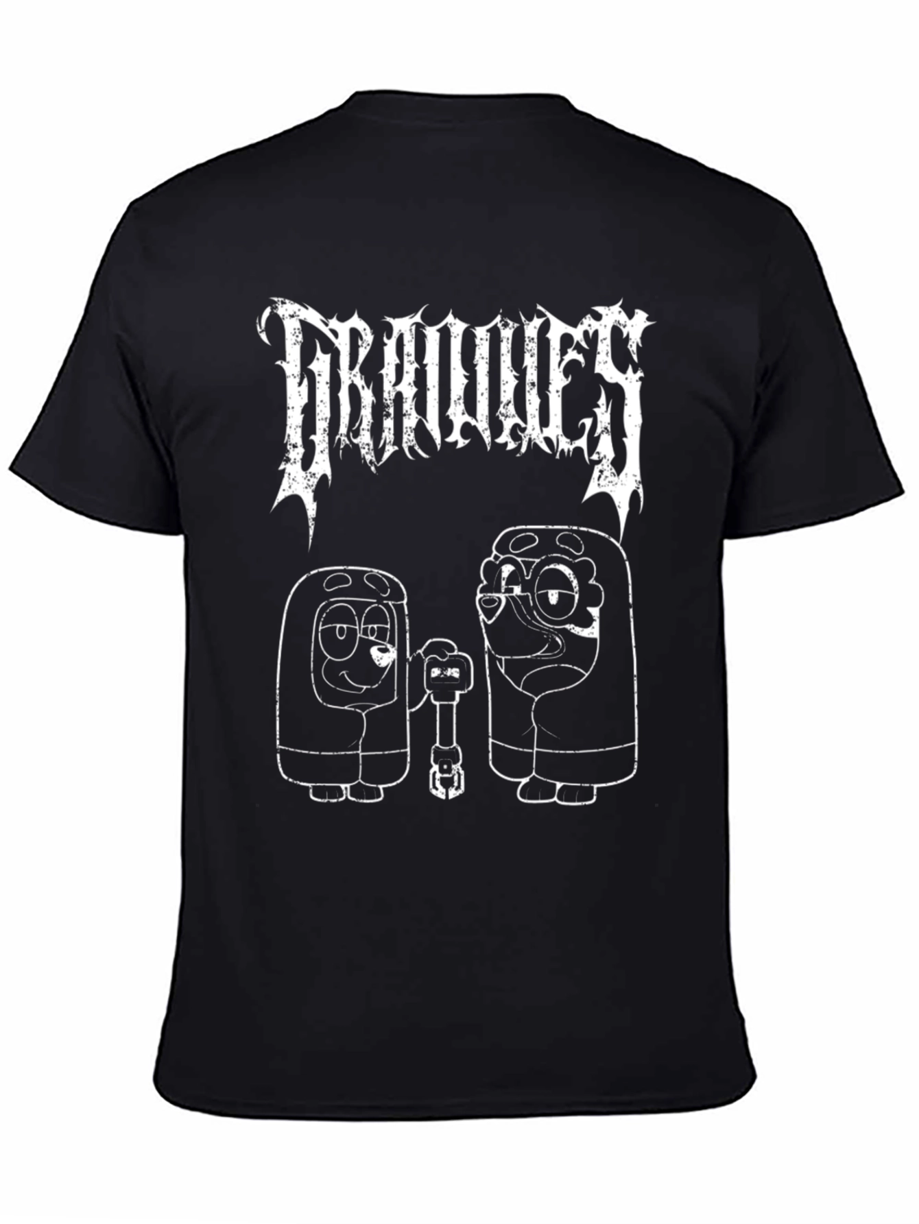 Piranhas Black Graphic T-Shirt
