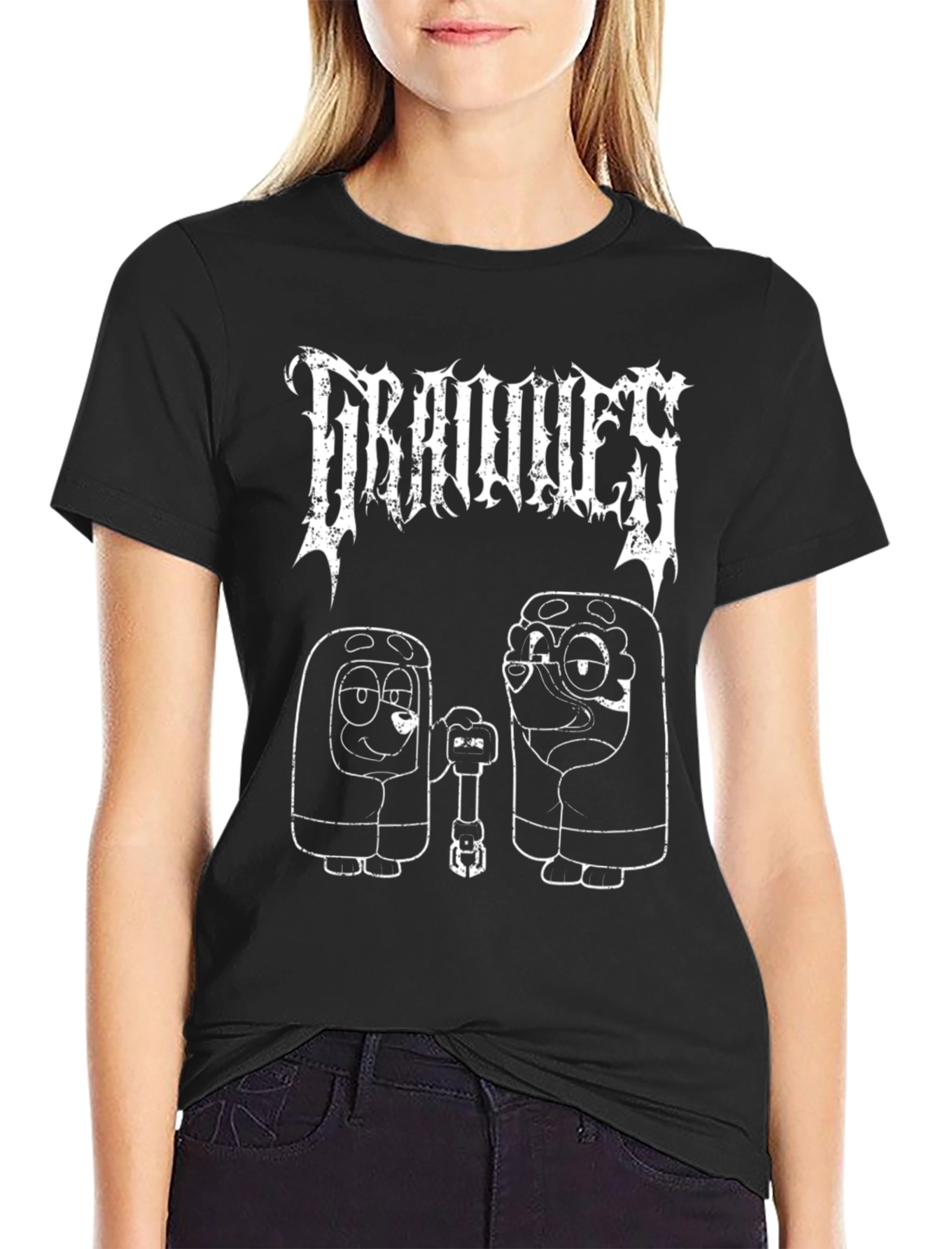 Piranhas Black Graphic T-Shirt