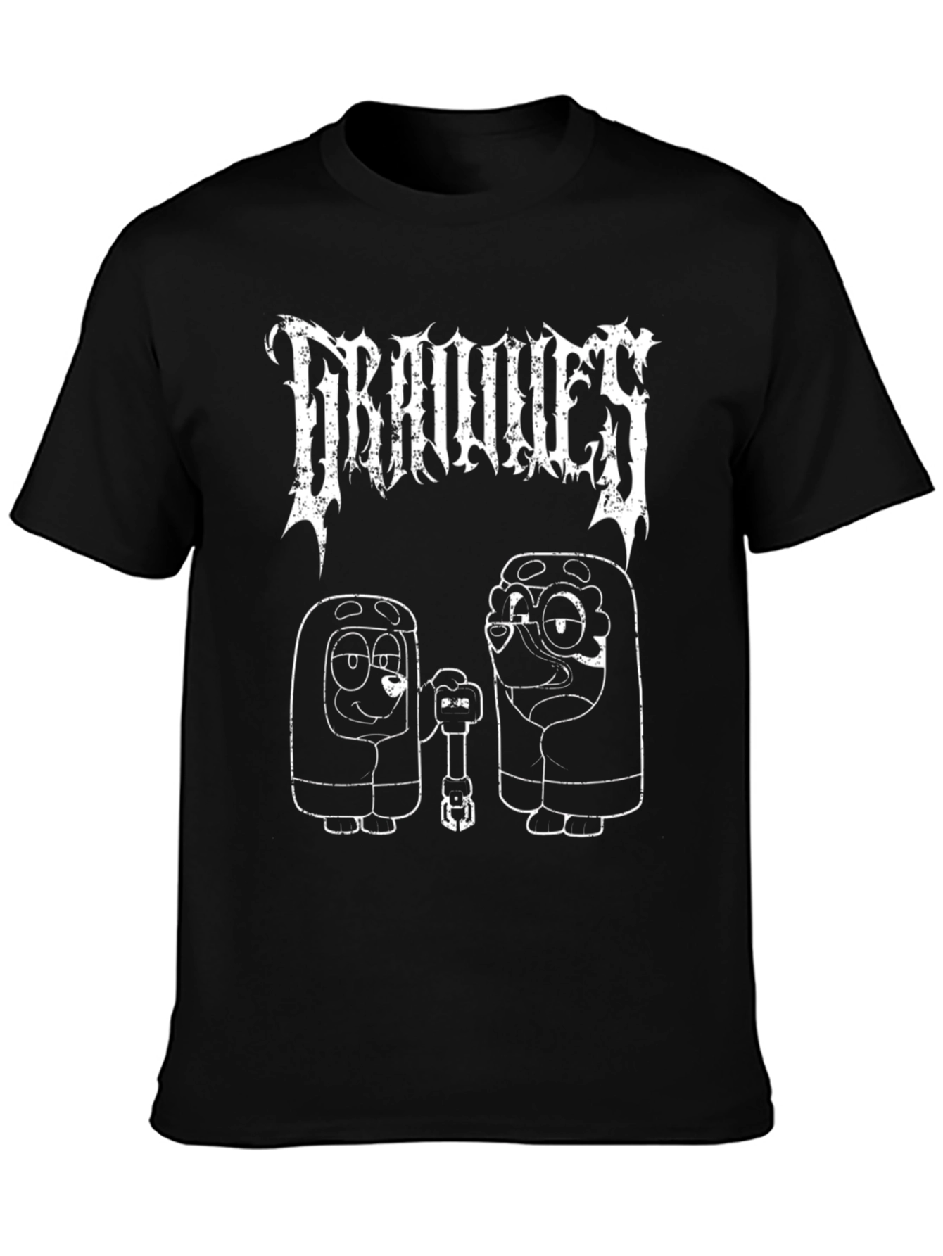 Piranhas Black Graphic T-Shirt