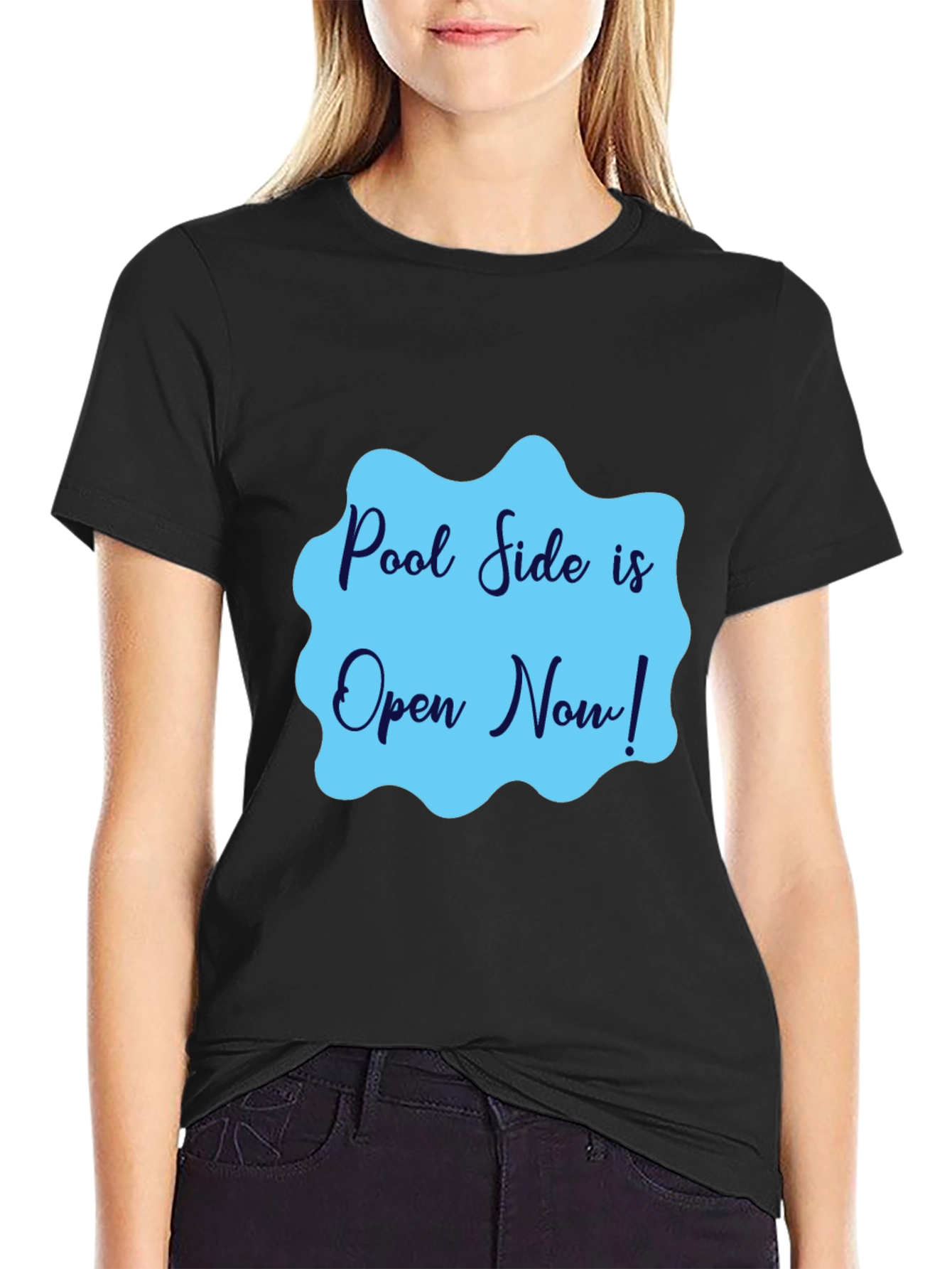 Pool Side is Open Now! Graphic Tee