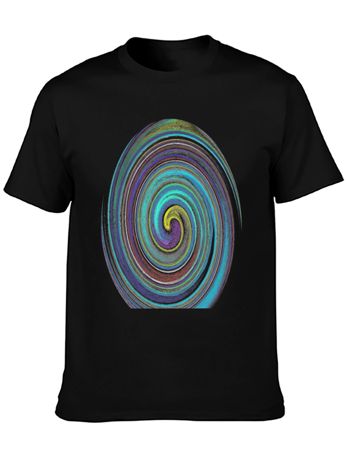 Abstract Swirl Graphic T-Shirt