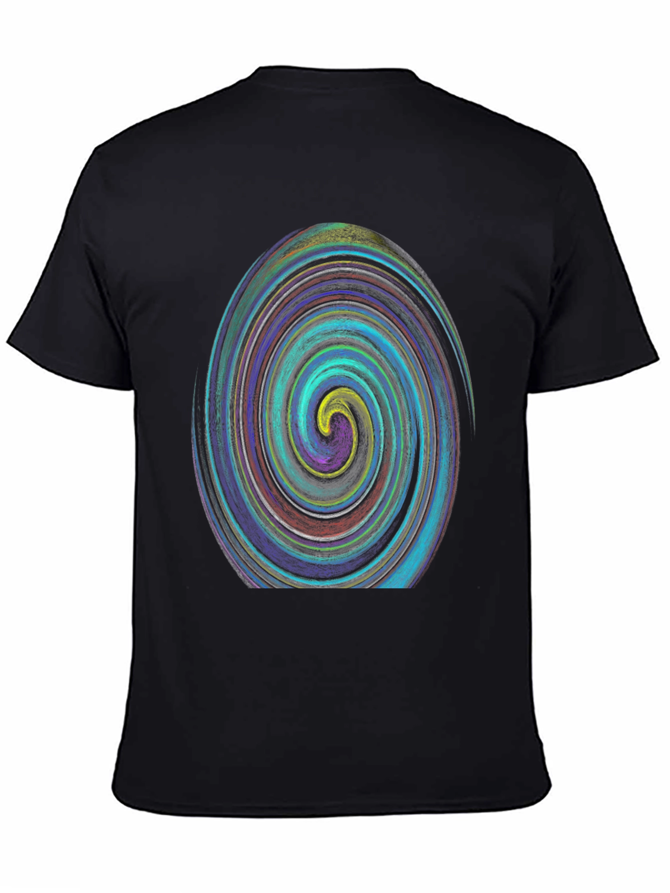 Abstract Swirl Graphic T-Shirt