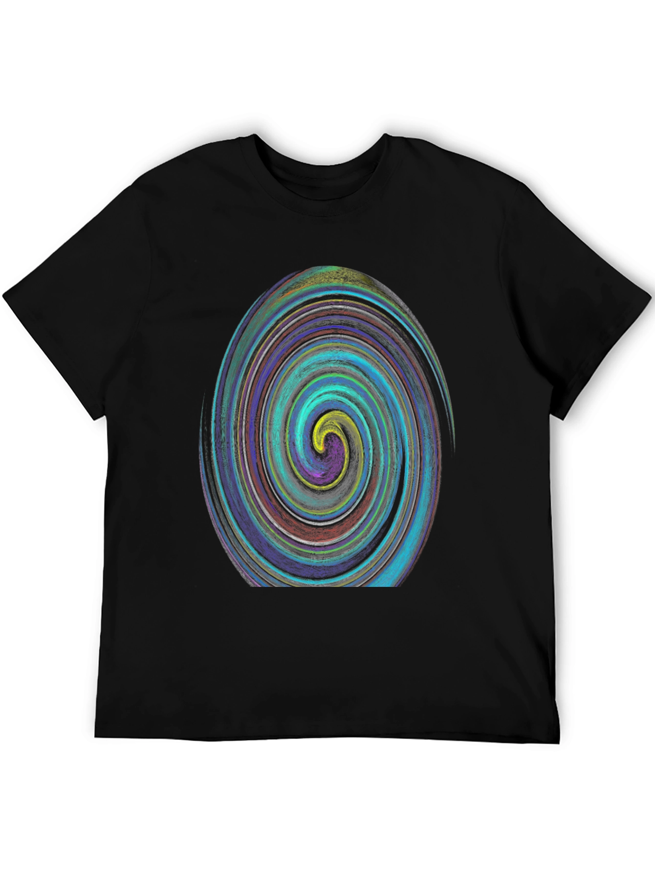 Abstract Swirl Graphic T-Shirt